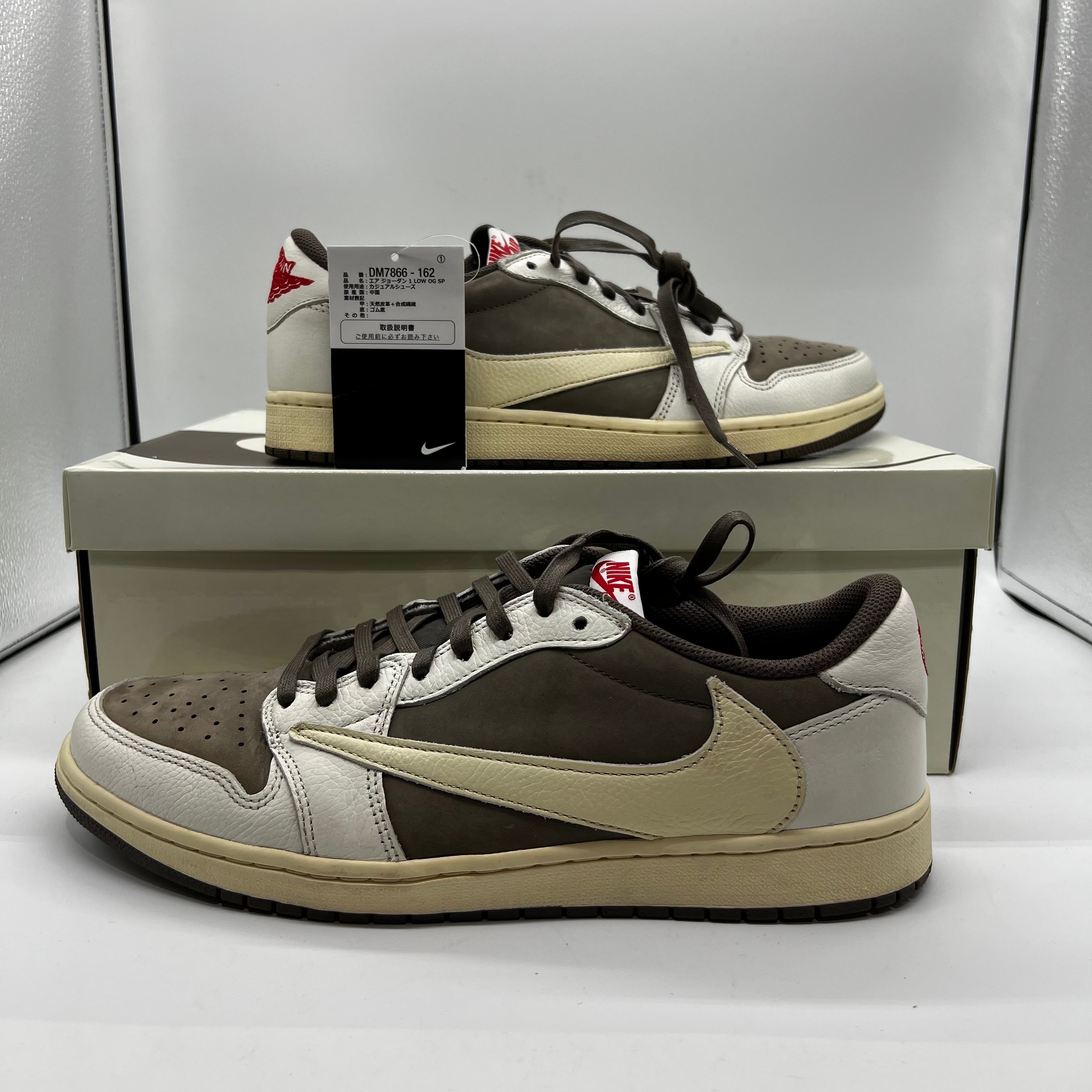 Travis Scott × Nike Air Jordan 1 Low OG SP "Reverse Mocha/Sail and Ridgerock"