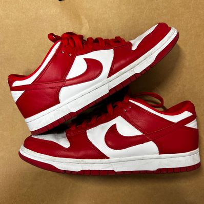 Nike Dunk Low SP "White and University Red"