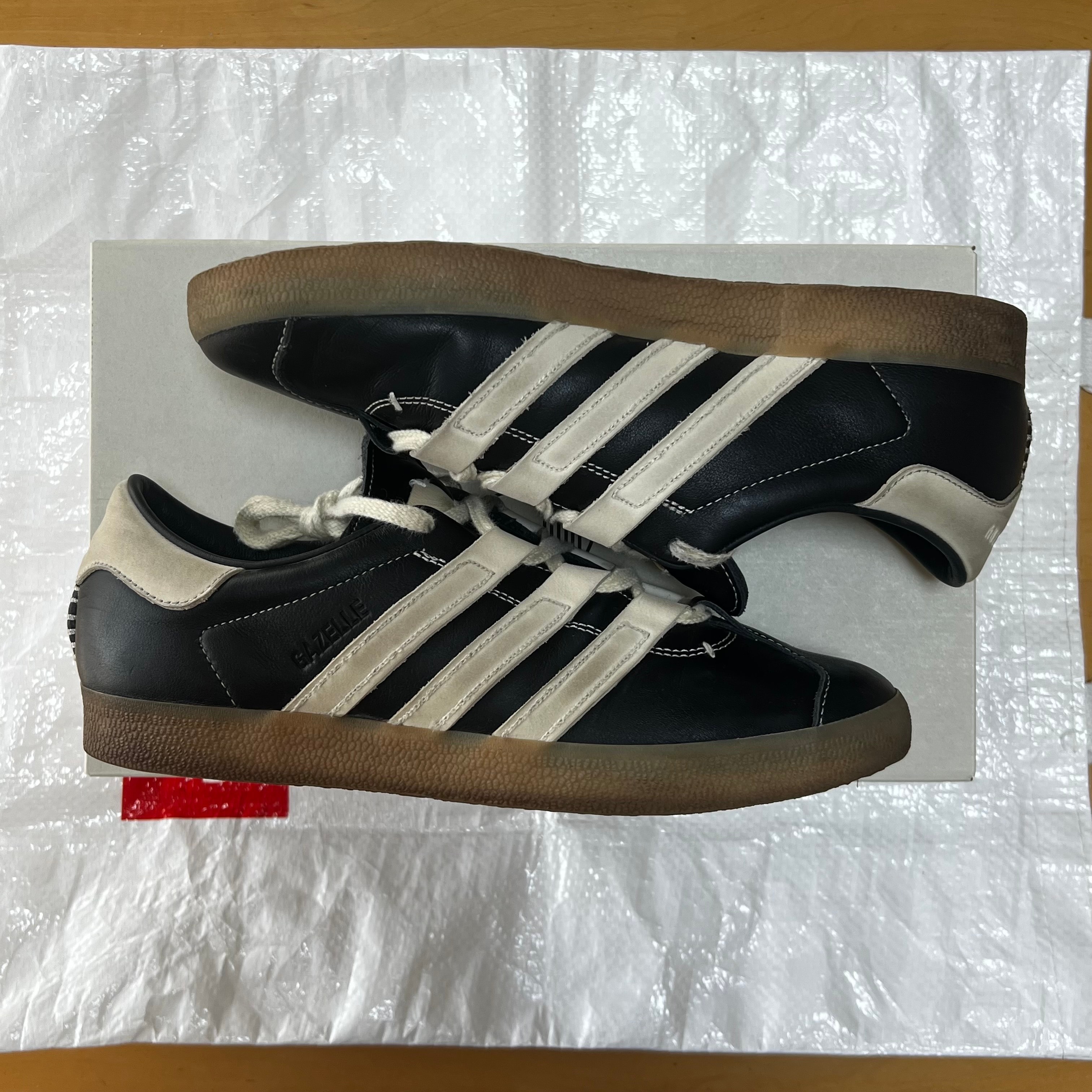 FOOT INDUSTRY × adidas Gazelle "Core Black/Cream White"