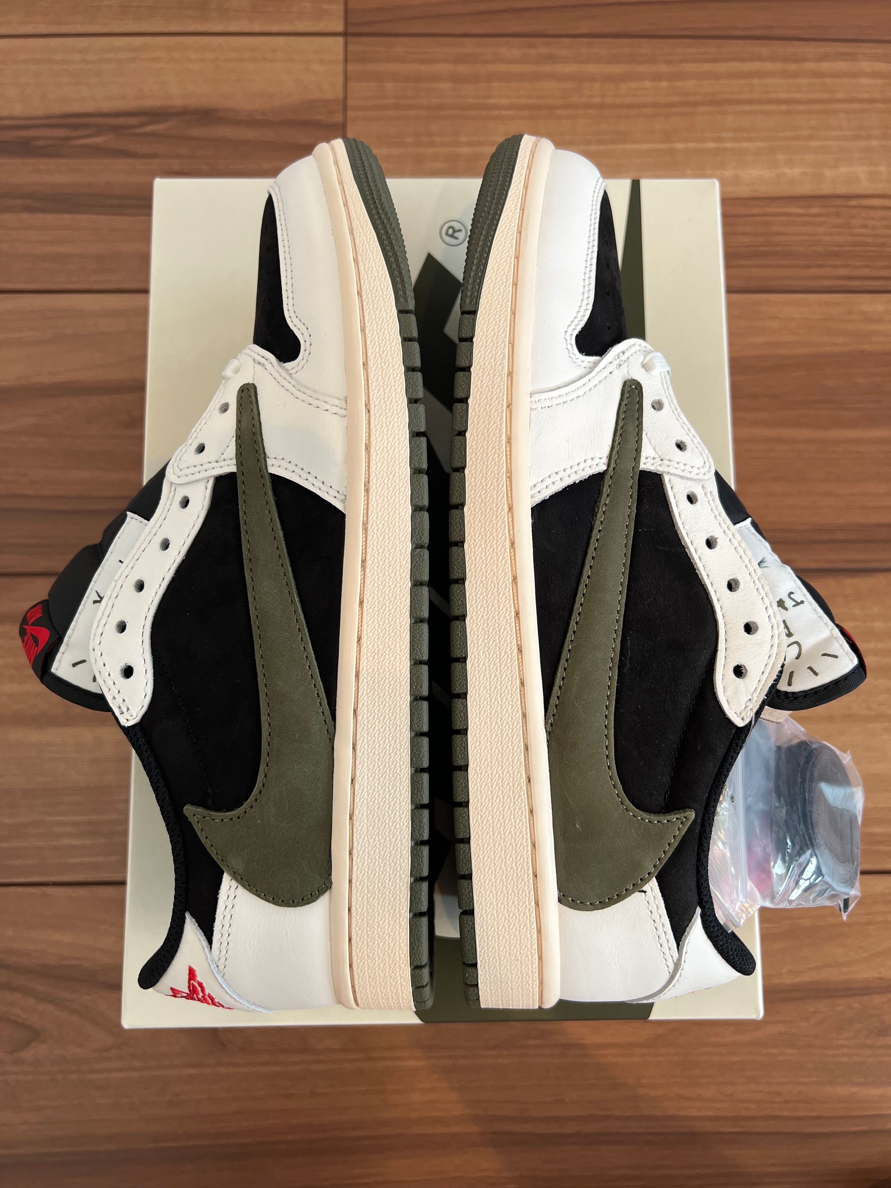 Travis Scott × Nike Women's Air Jordan 1 Low OG "Medium Olive"