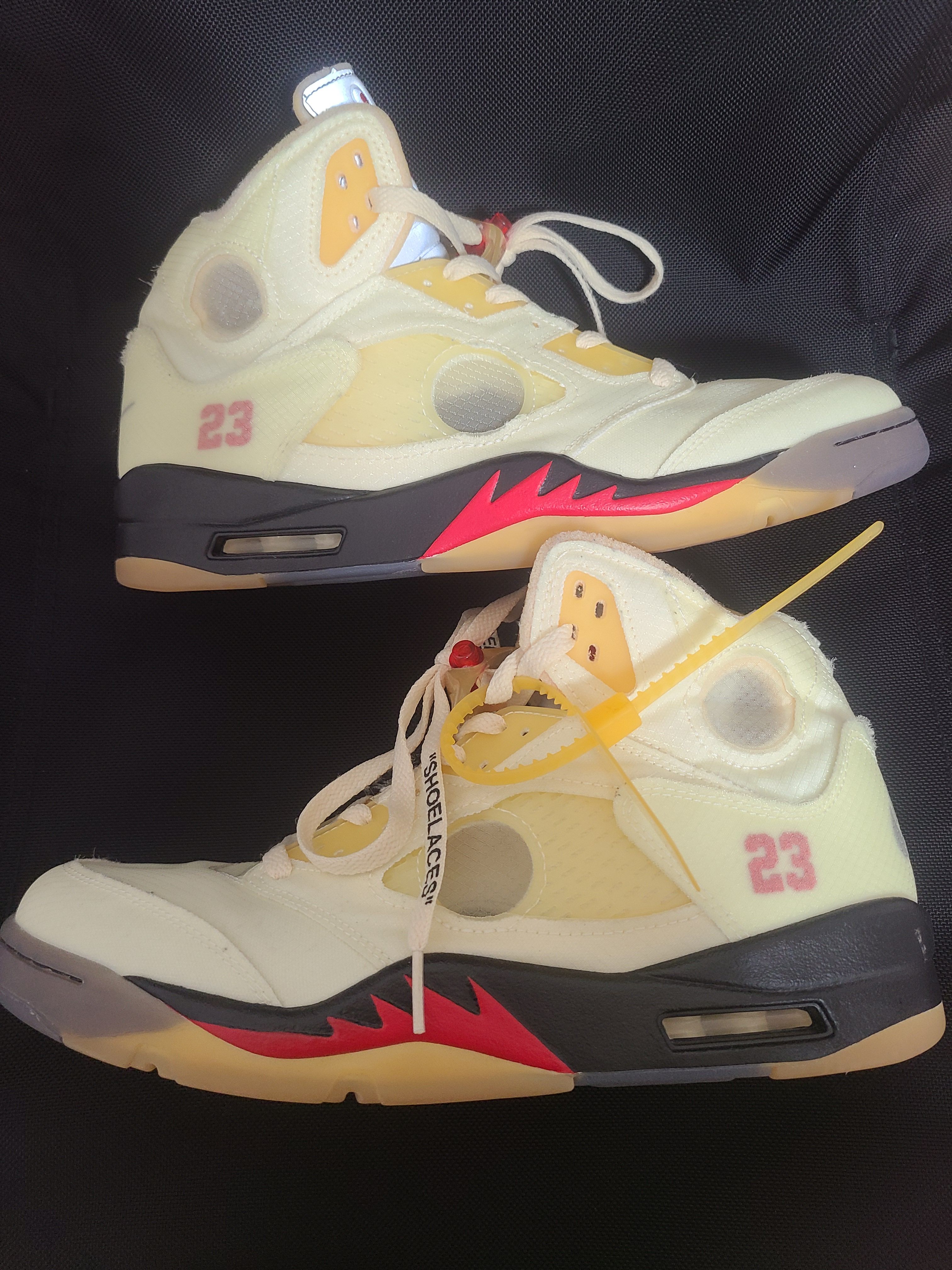 Off-White × Nike Air Jordan 5 "Sail"