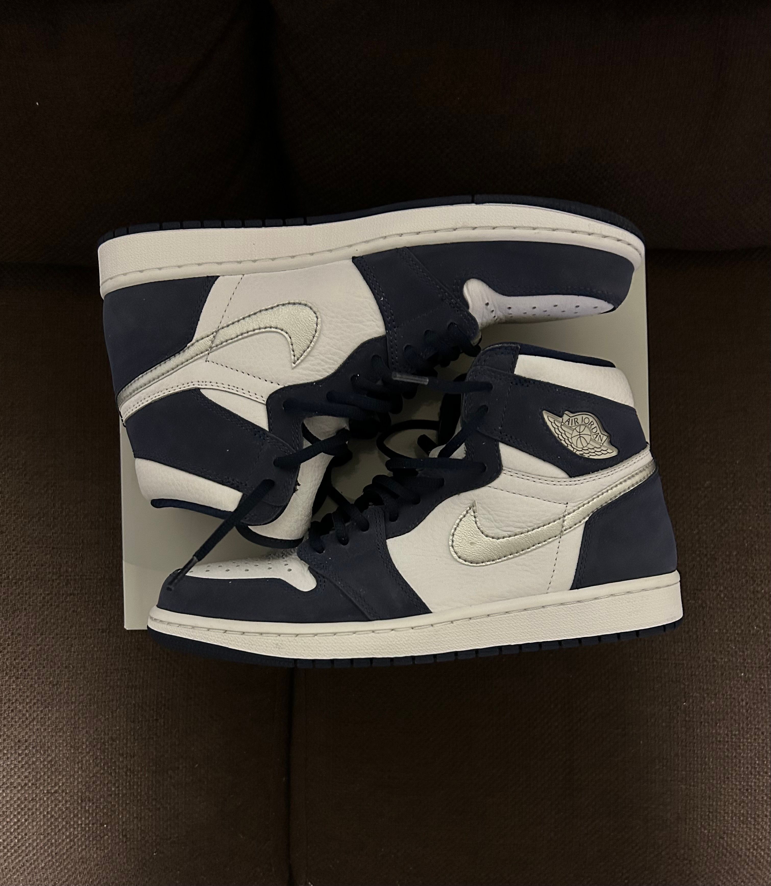Nike Air Jordan 1 High OG CO.JP "White/Midnight Navy" (2020)(ブリーフケースなし)
