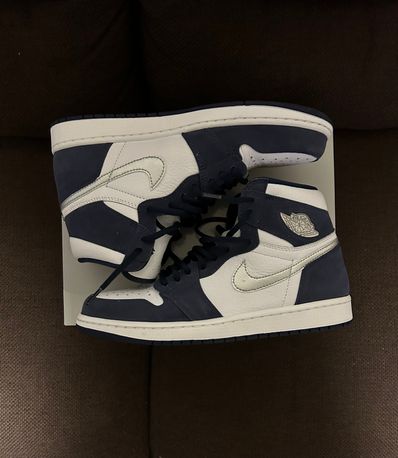Nike Air Jordan 1 High OG CO.JP "White/Midnight Navy" (2020)(ブリーフケースなし)