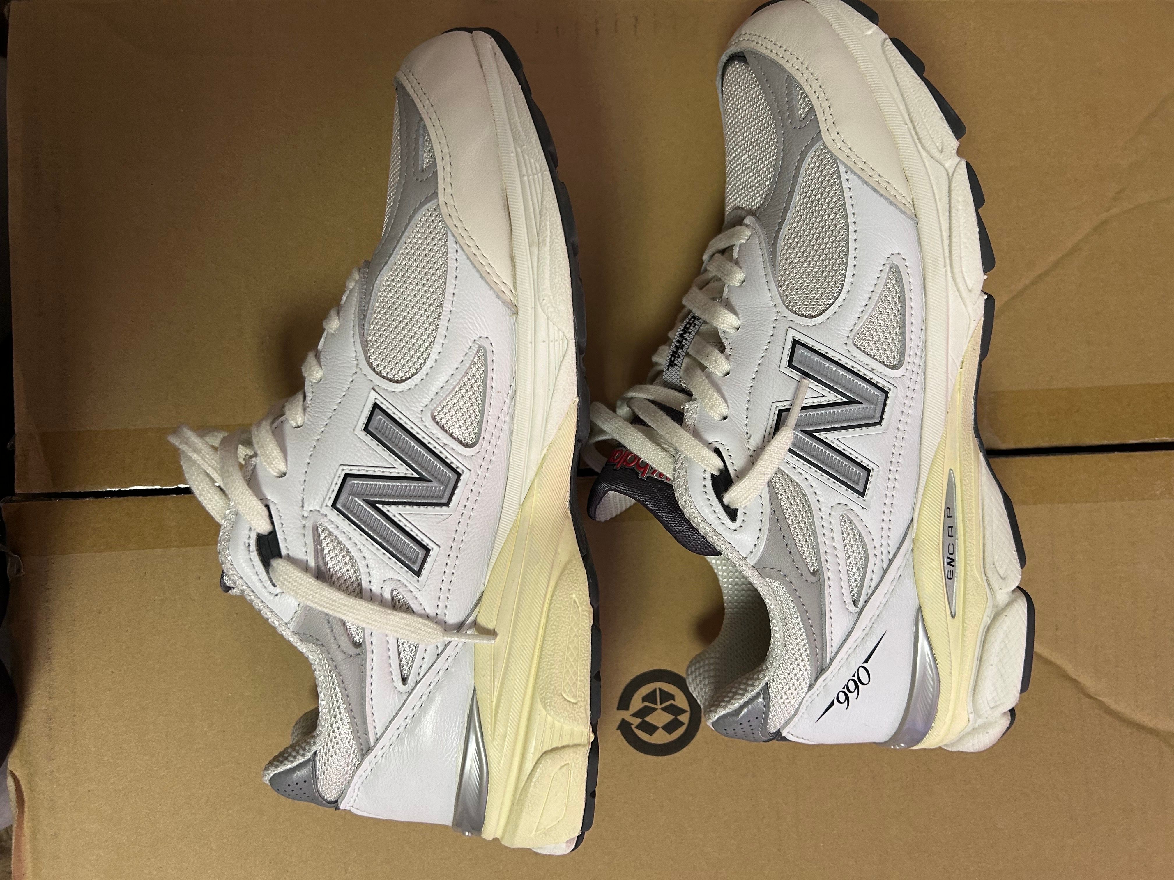 New Balance 990V3 "Sea Salt/Rain Cloud"