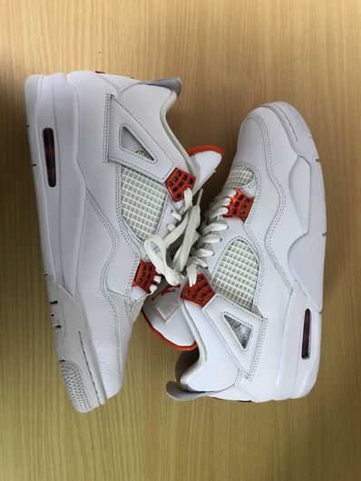 Nike Air Jordan 4 Retro "White/Team Orange"