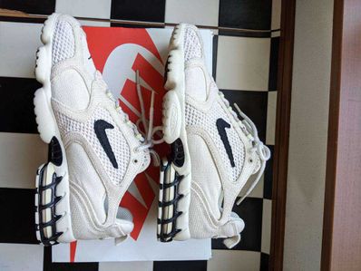 Stussy × Nike Air Zoom Spiridon CG 2 "Fossil/Black"