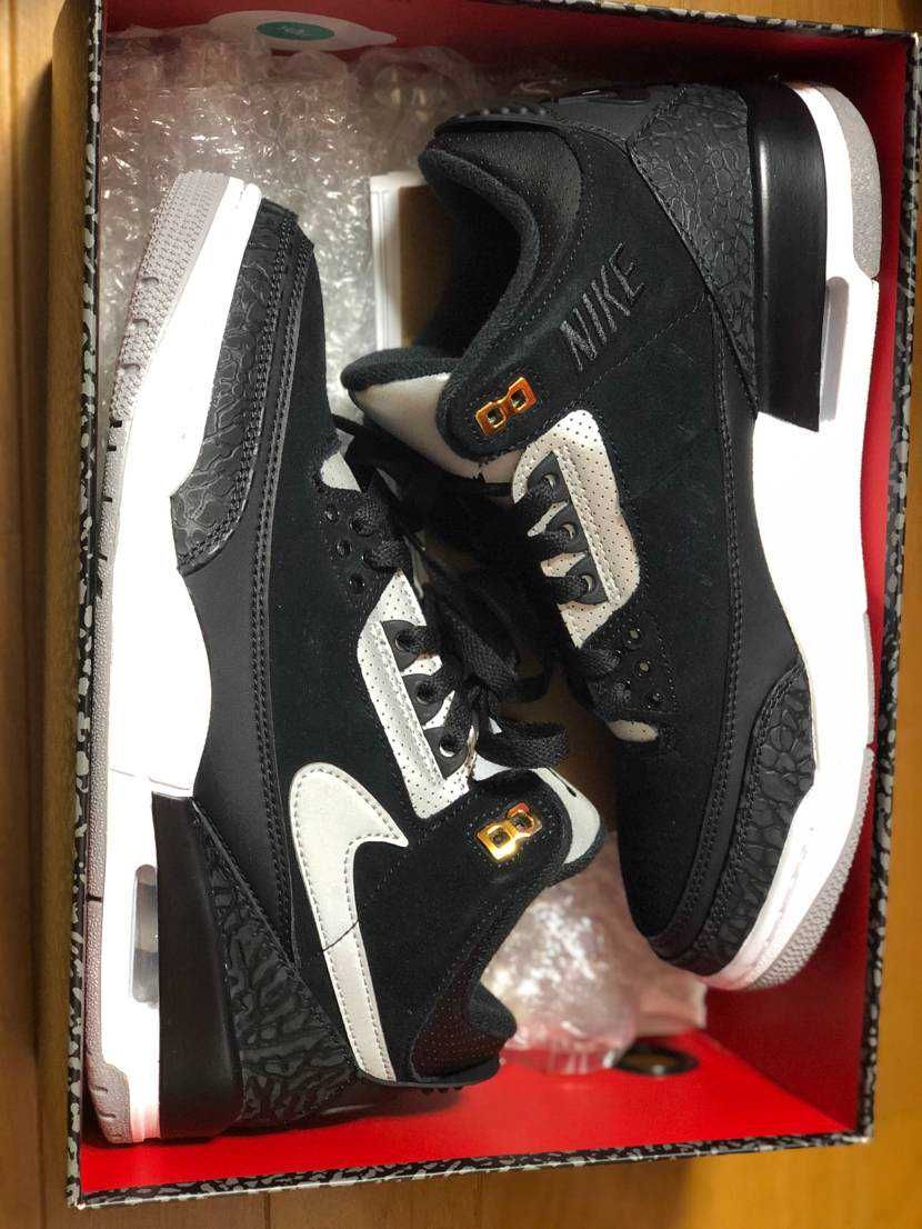 Nike Air Jordan 3 Retro Tinker "Black/Cement Grey"