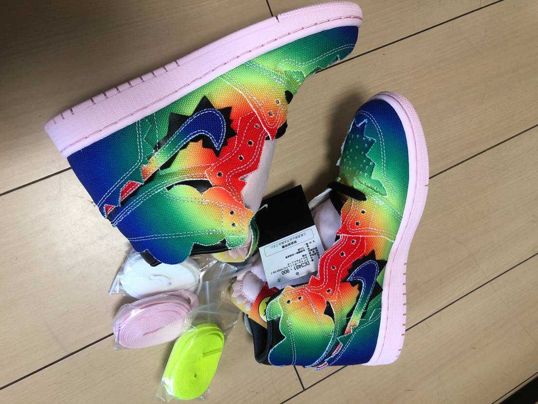 J Balvin × Nike Air Jordan 1 High OG "Rainbow"