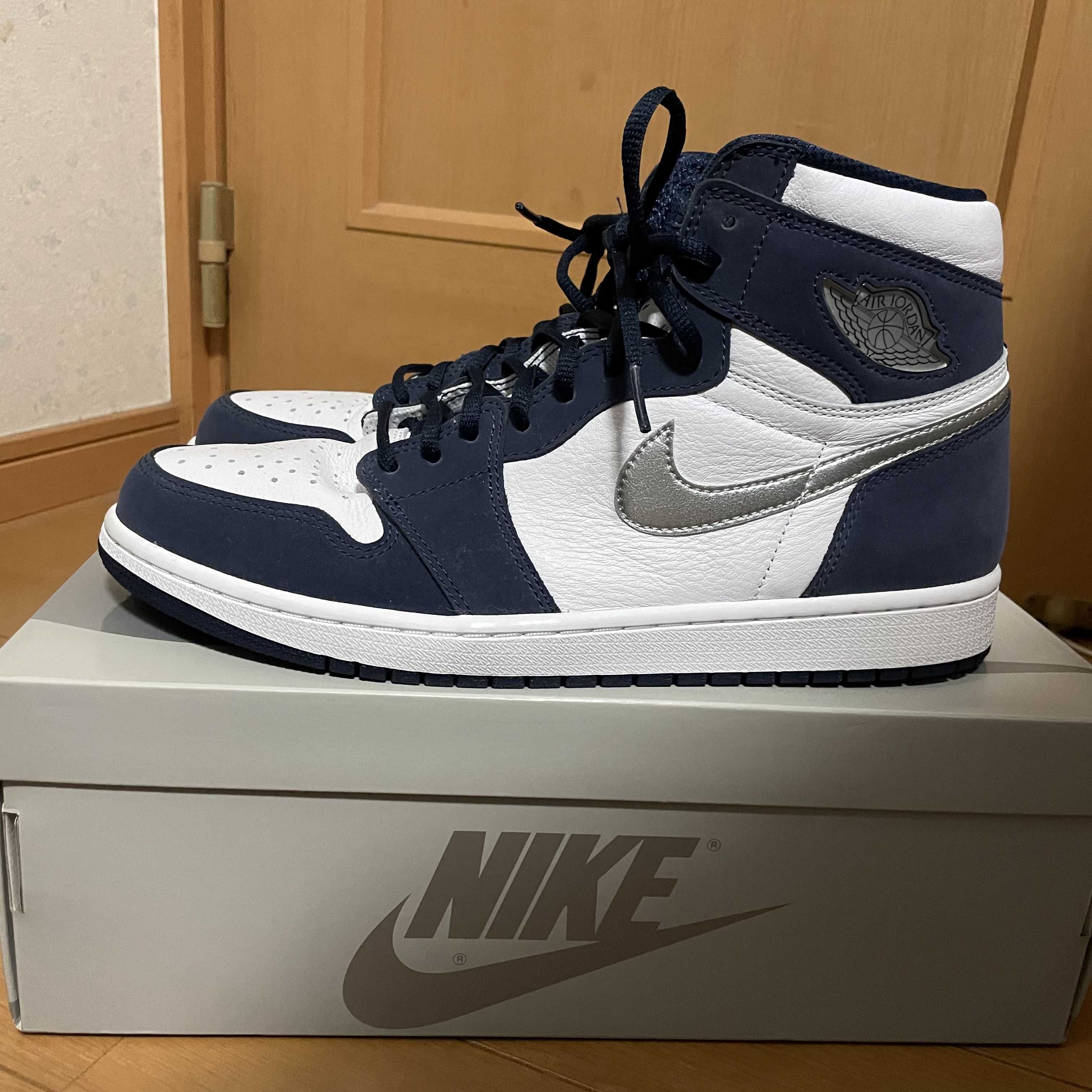Nike Air Jordan 1 High OG CO.JP "White/Midnight Navy" (2020)(ブリーフケースなし)