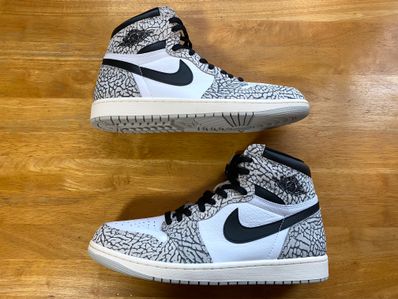 Nike Air Jordan 1 High OG "White Cement/Safari"