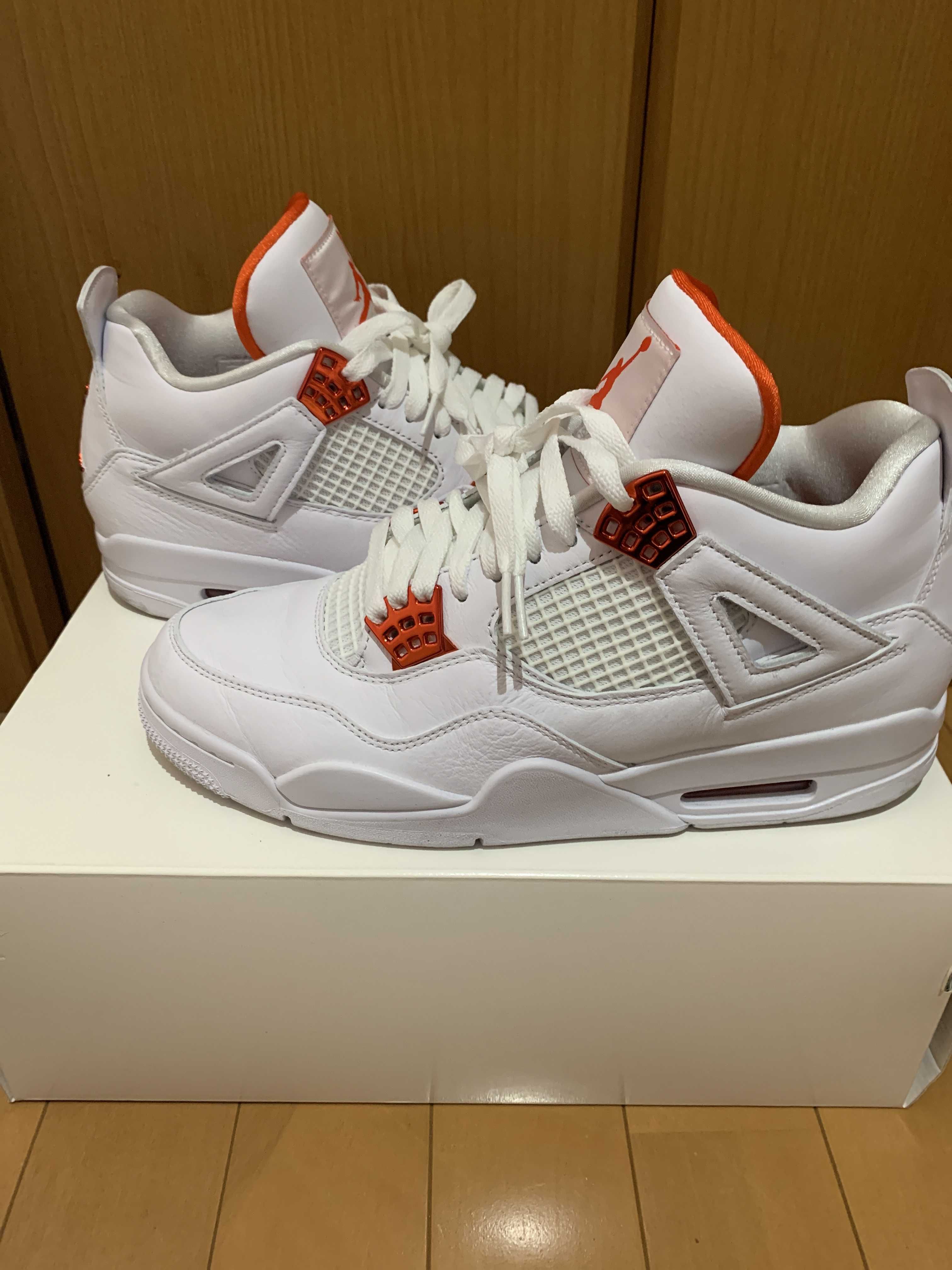 Nike Air Jordan 4 Retro "White/Team Orange"