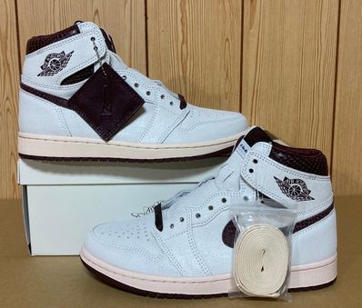 A Ma Maniere × Nike Air Jordan 1 Retro High OG "Sail and Burgundy"