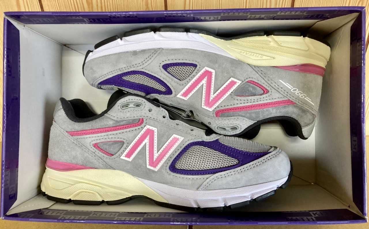 KITH × UNITED ARROWS & SONS × New Balance 990V4 "Smoked Pearl"