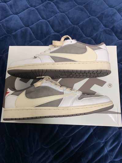 Travis Scott × Nike Air Jordan 1 Low OG SP "Reverse Mocha/Sail and Ridgerock"