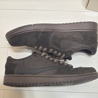 Travis Scott × Nike Air Jordan 1 Low OG SP "Velvet Brown and Dark Mocha"