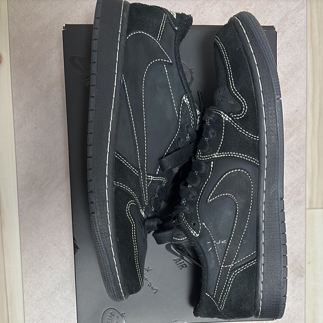 Travis Scott × Nike Air Jordan 1 Low OG SP "Black Phantom"