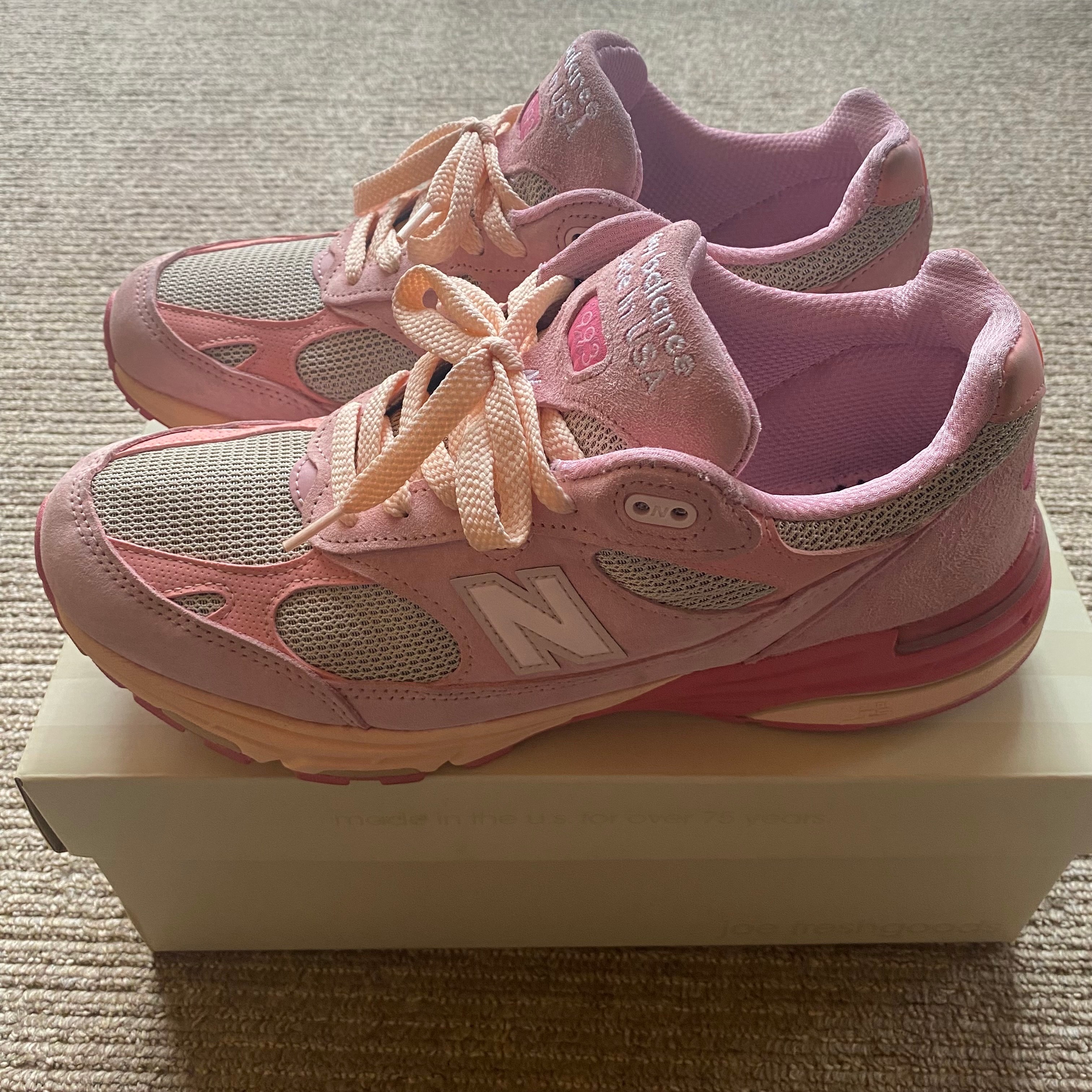 Joe Freshgoods × New Balance 993 Performance Art "Powder Pink"