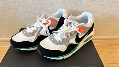 Nike Women's Air Max Correlate "White/New Green/Bright Mango/Black"