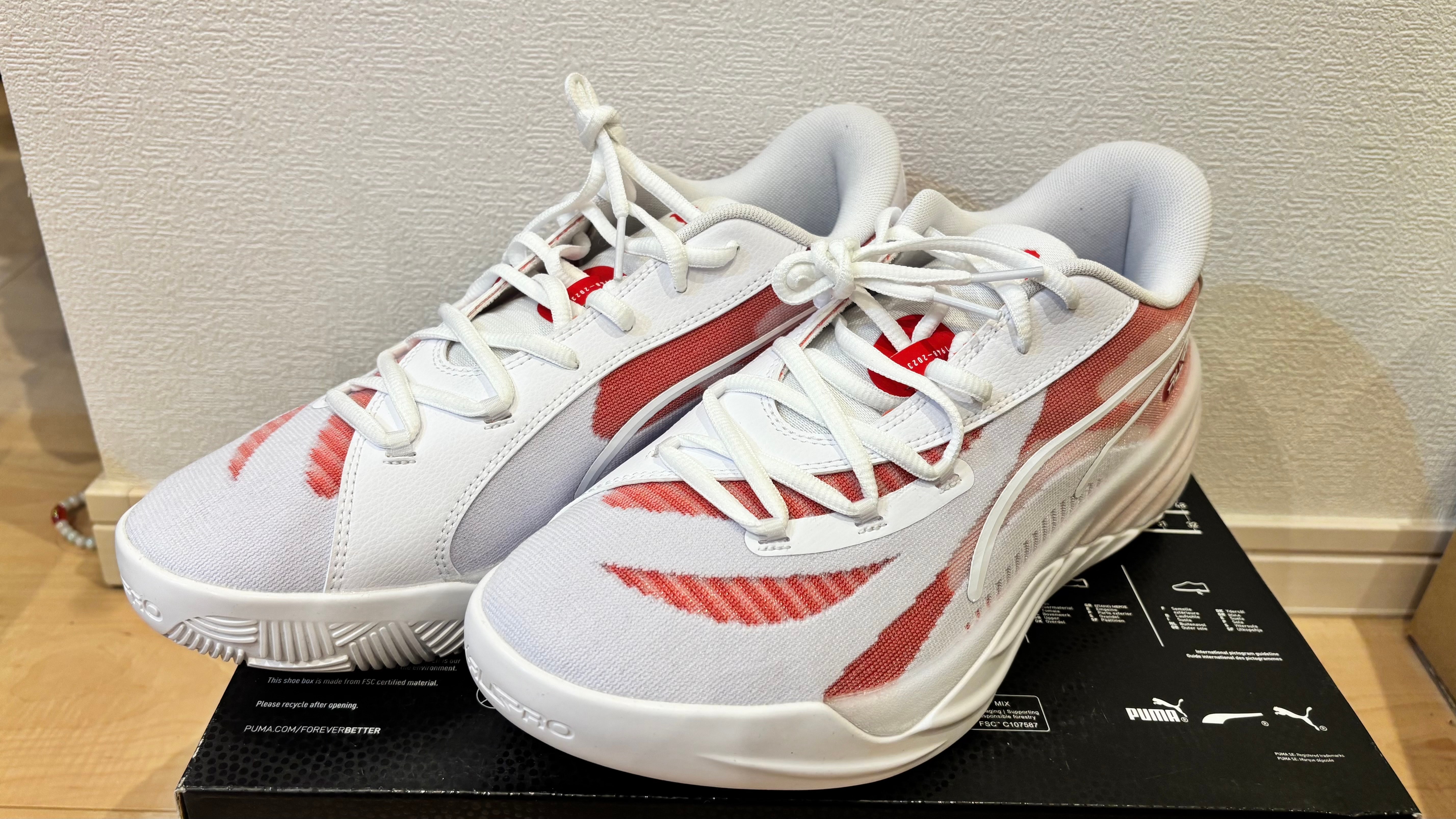 Puma All-Pro Nitro Team "Puma White/For All Time Red"