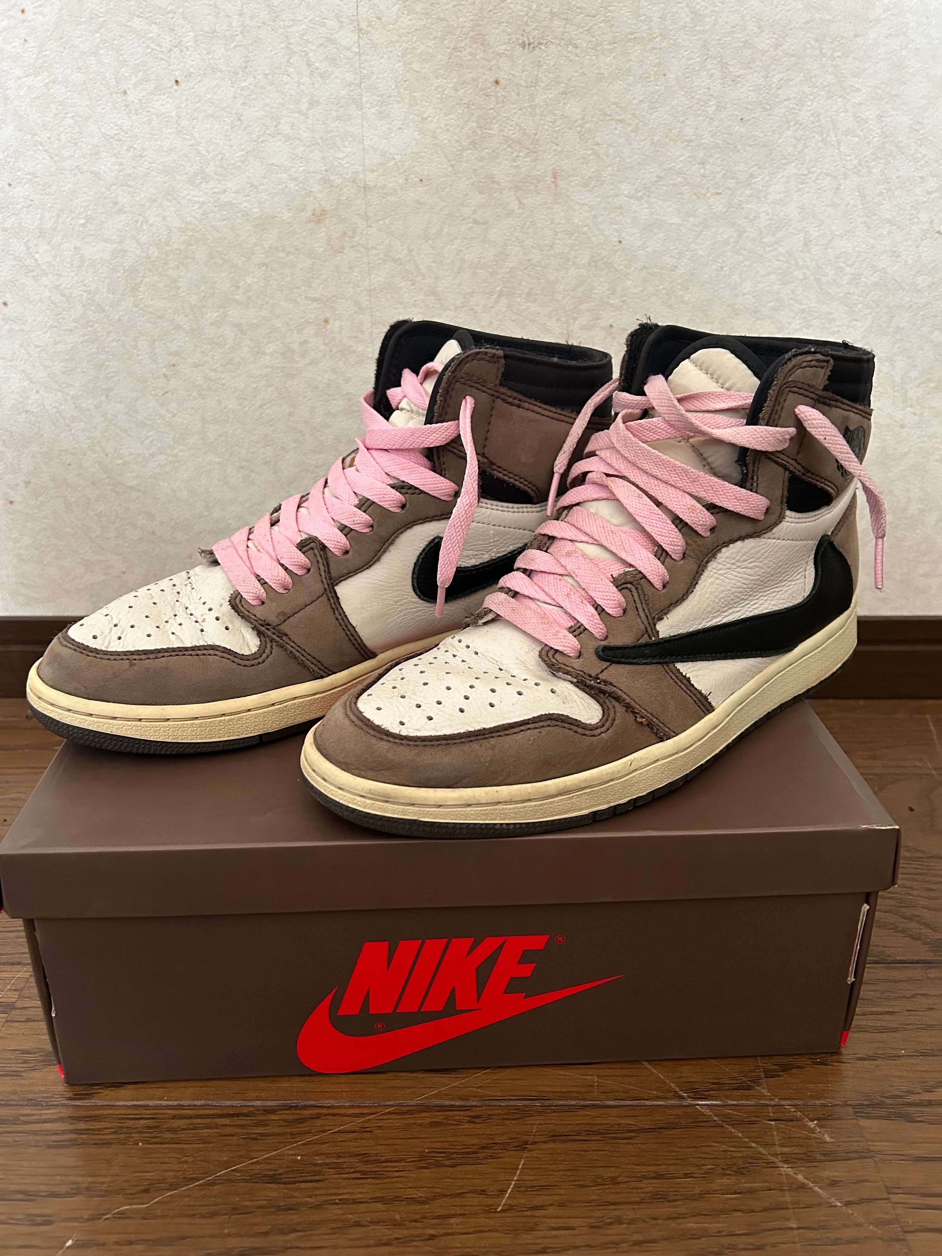 Travis Scott × Nike Air Jordan 1 Retro High OG TS SP "Sail/Dark Mocha"
