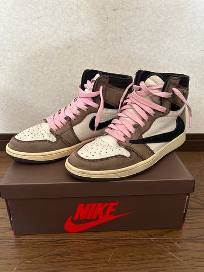 Travis Scott × Nike Air Jordan 1 Retro High OG TS SP "Sail/Dark Mocha"