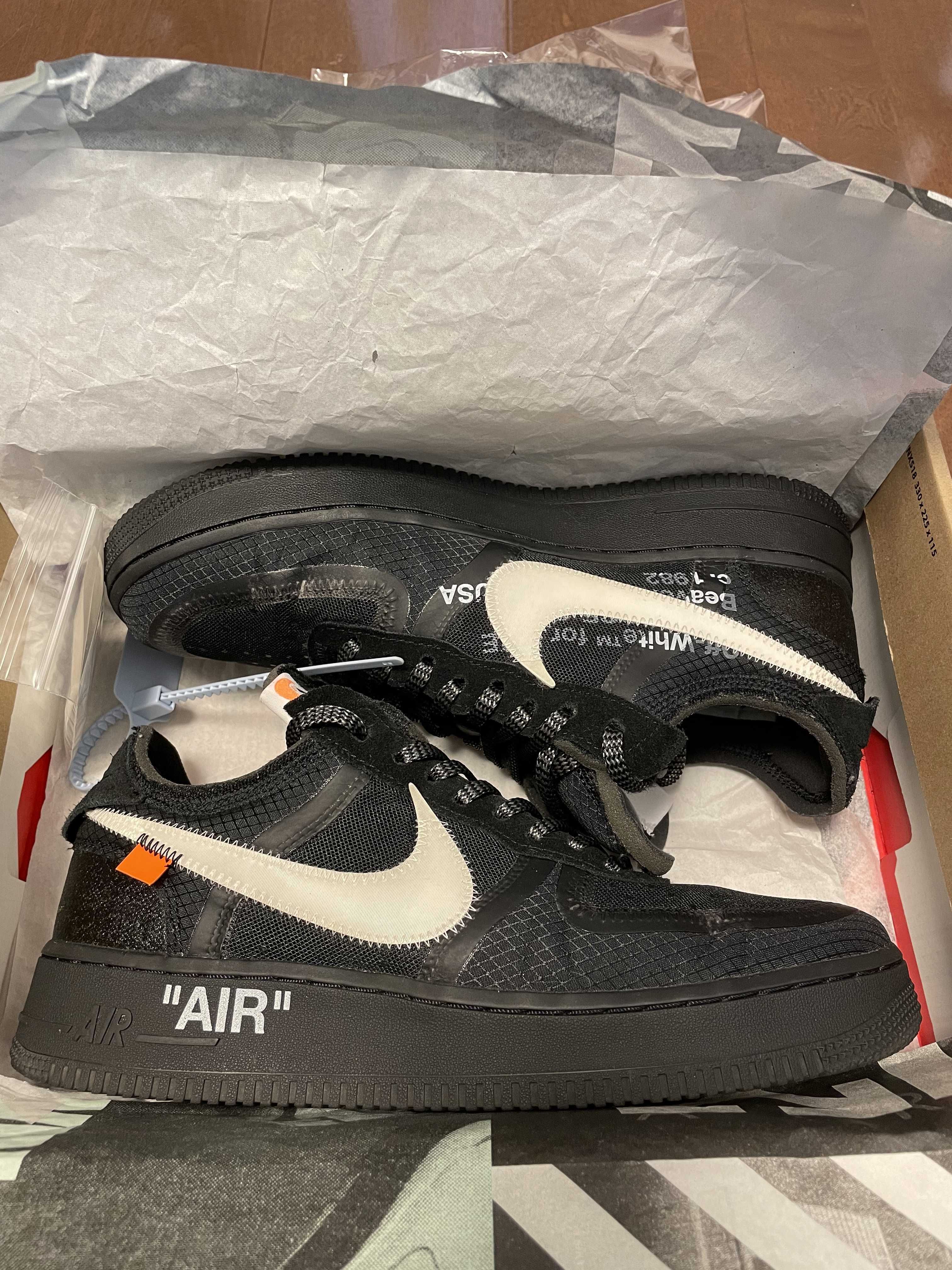 Off-White × Nike Air Force 1 Low "Black"
