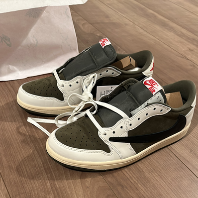 Travis Scott × Nike Air Jordan 1 Low OG SP "Reverse Olive"