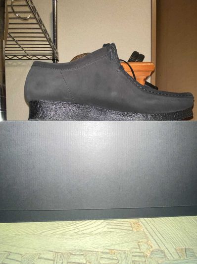 Clarks Wallabee "Black Suede"