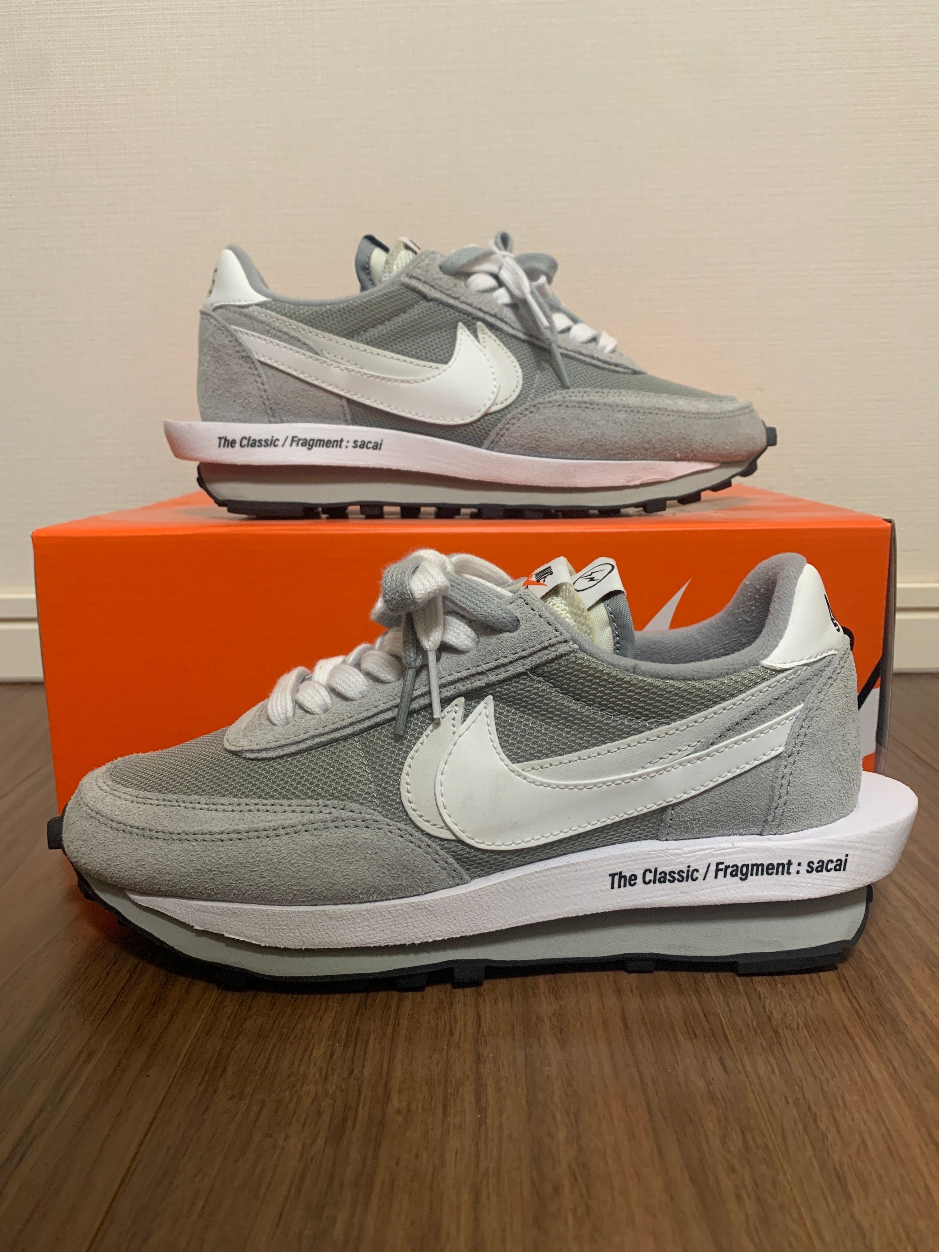 Fragment × sacai × Nike LD Waffle "Light Smoke Grey"