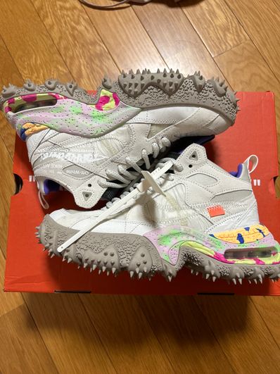 Off-White × Nike Air Terra Forma "Summit White and PSYCHIC PURPLE"