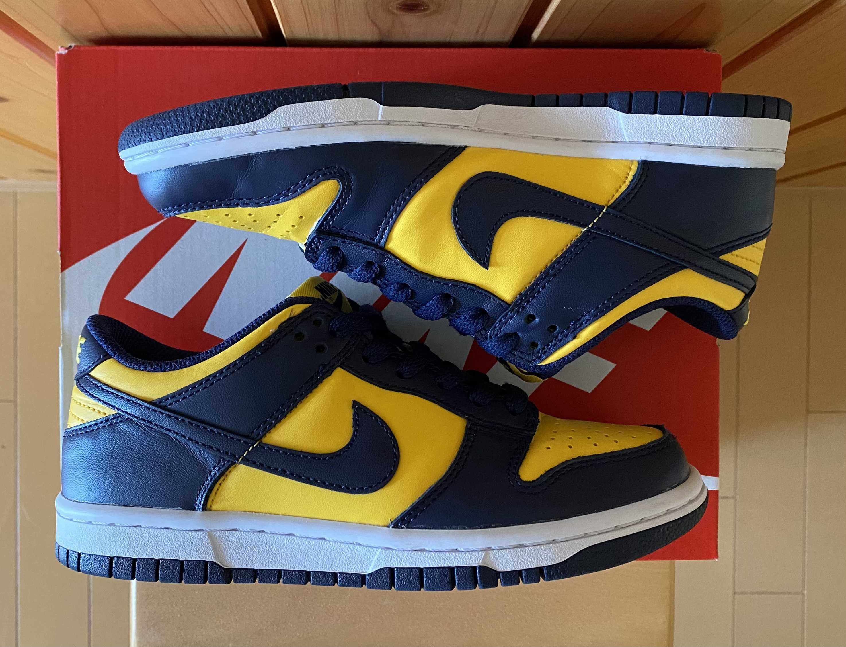 NIKE GS DUNK LOW "MICHIGAN"
