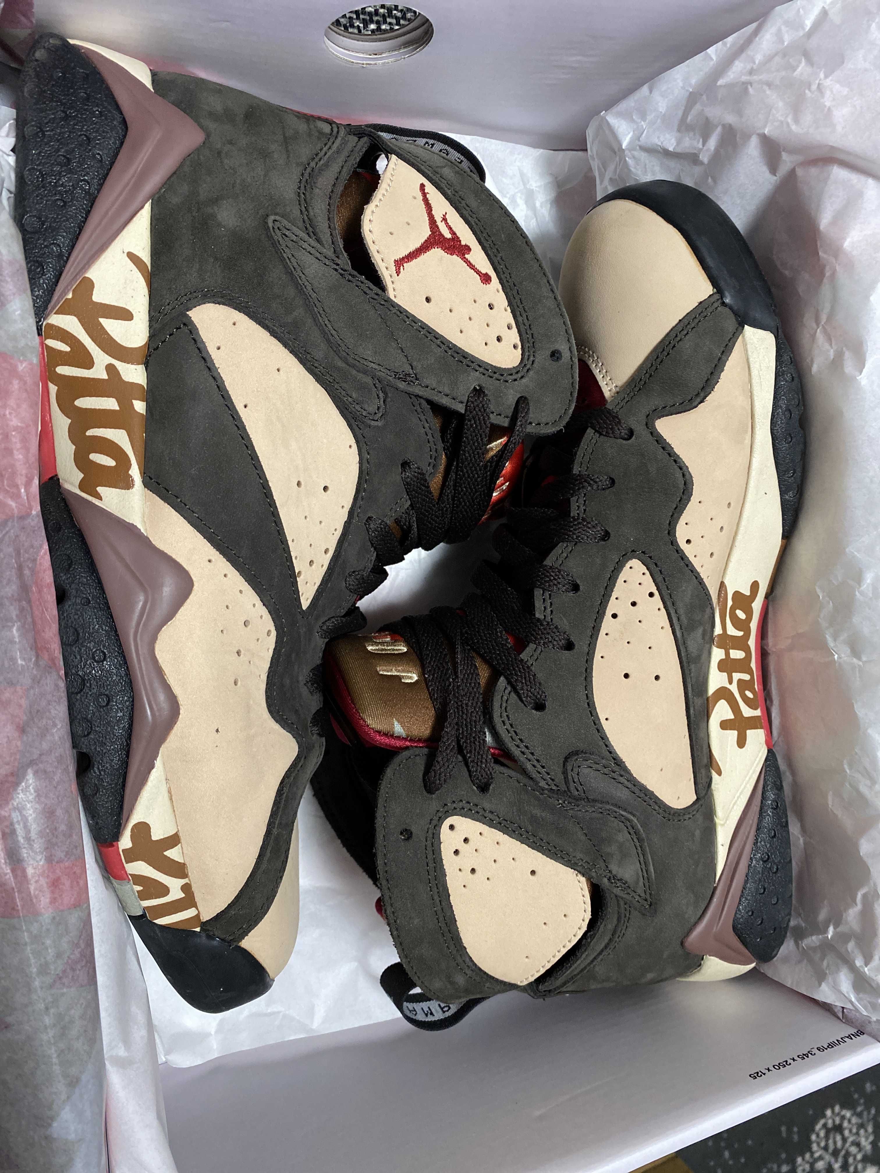 Patta × Nike Air Jordan 7 OG "Brown"