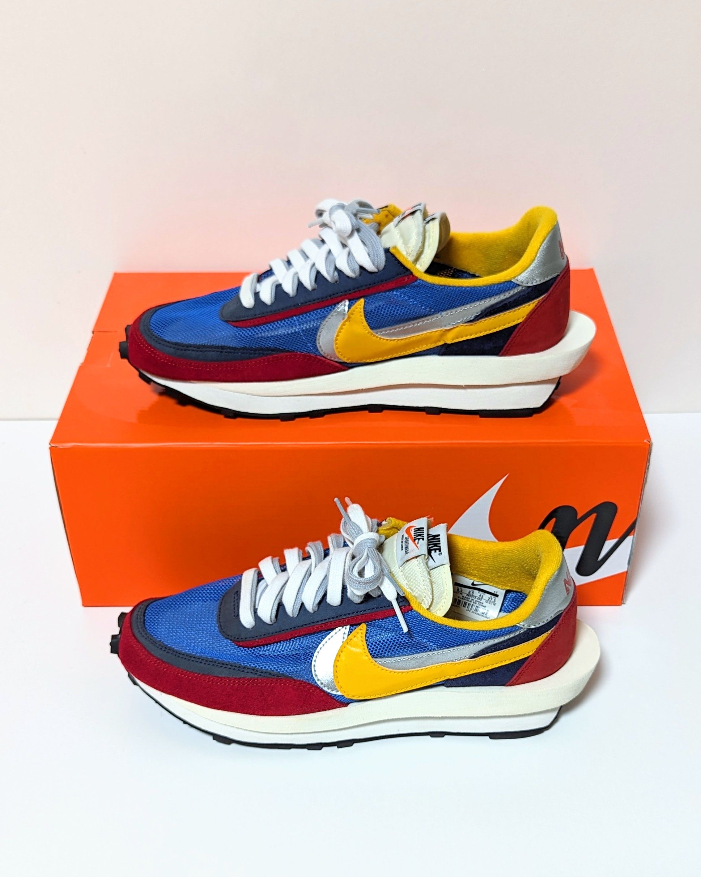 sacai × Nike LDV Waffle "Red/Blue"