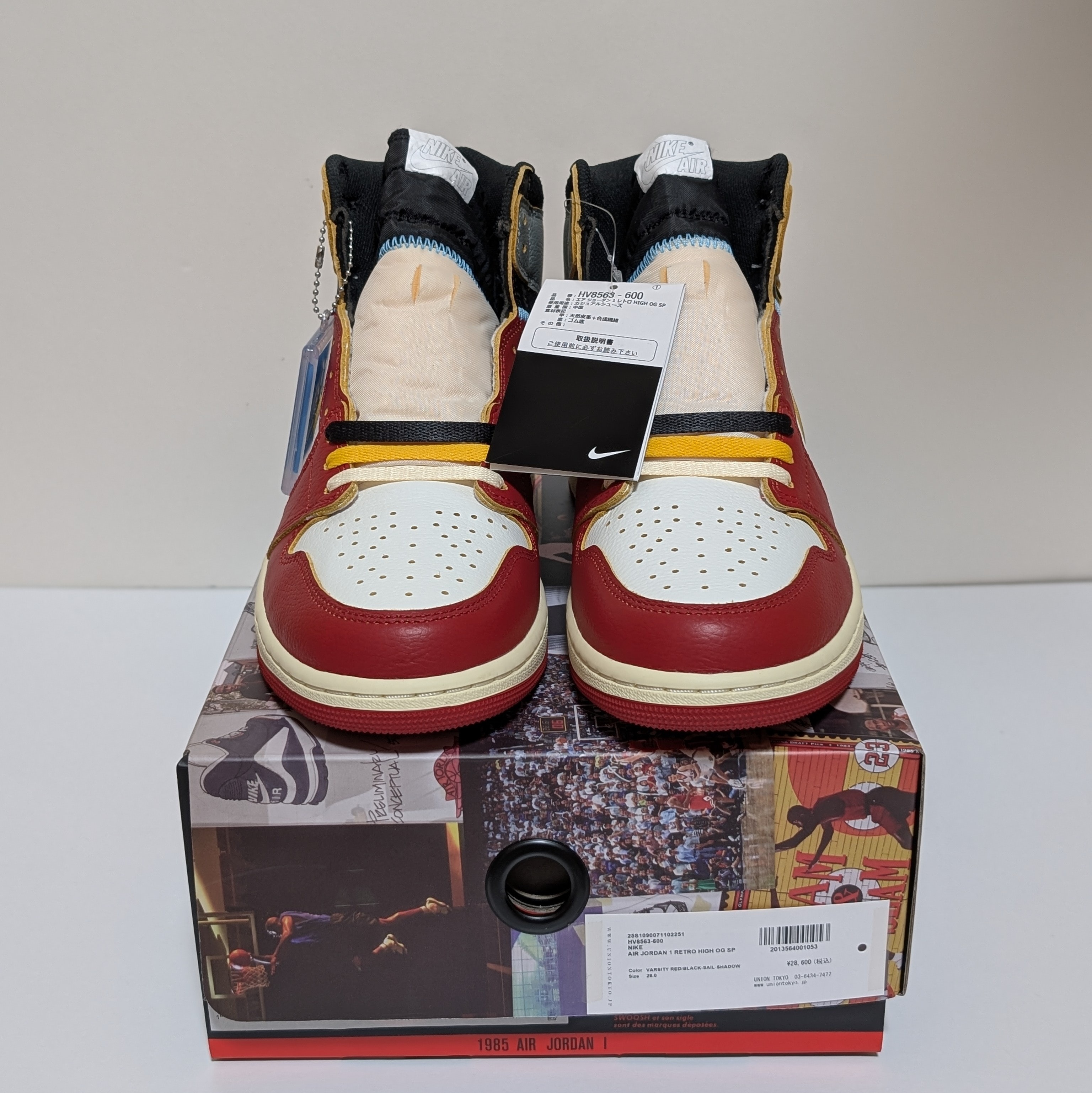 UNION × Nike Air Jordan 1 Retro High OG "Chicago/Shadow"