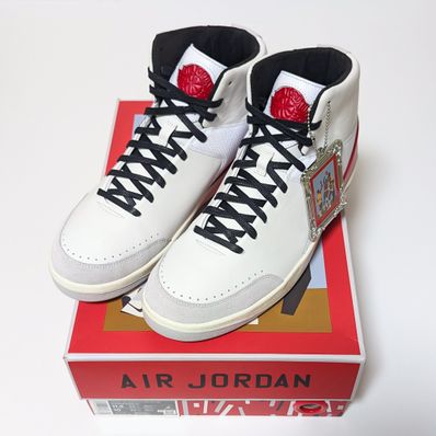 Nina Chanel Abney × Nike Women's Air Jordan 2 High "White and Gym Red"