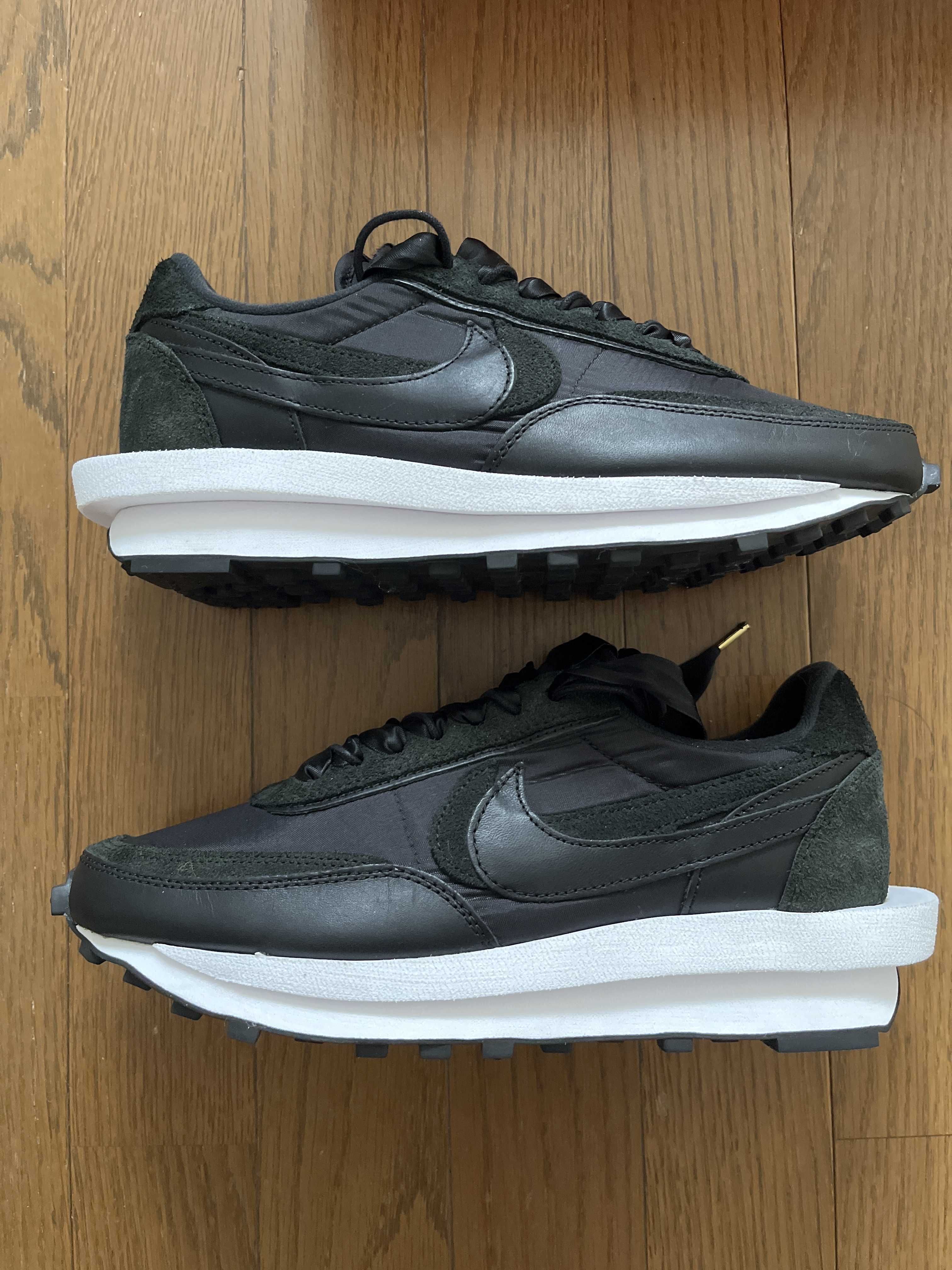 sacai × Nike LDV Waffle "Triple Black"