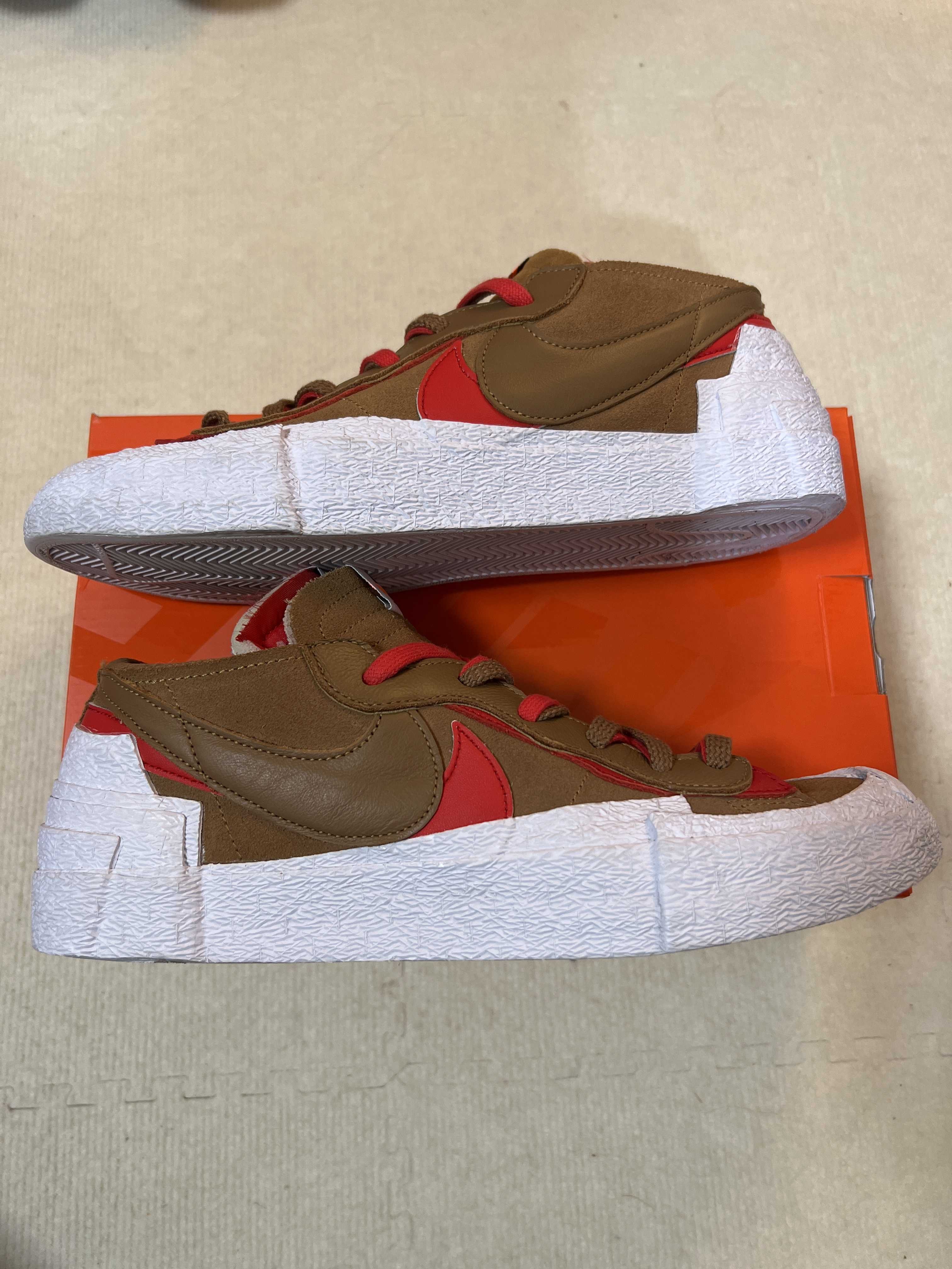 SACAI × NIKE BLAZER LOW "BRITISH TAN"
