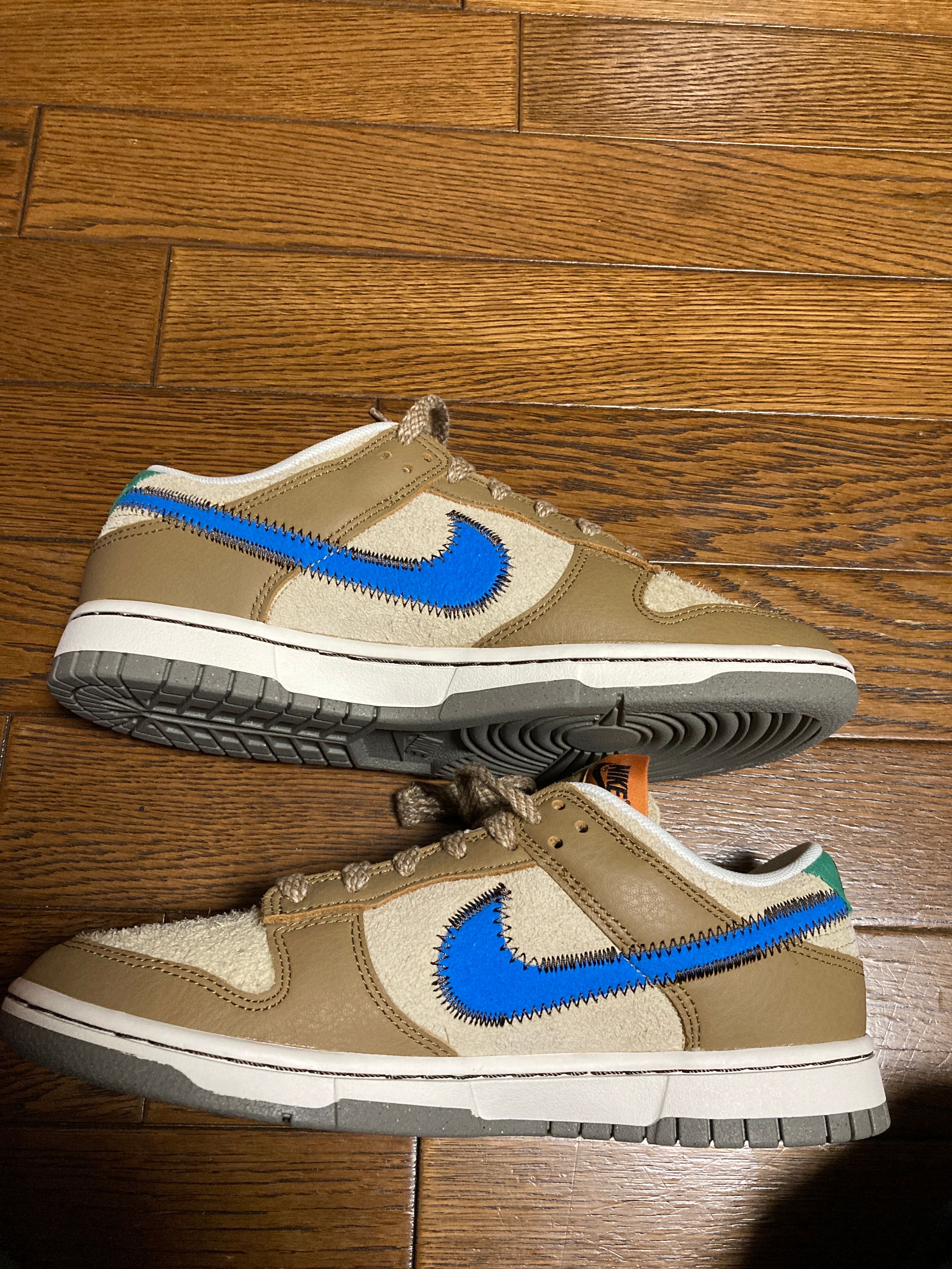 size? × Nike Dunk Low "Dark Driftwood/Photo BlueRattan"