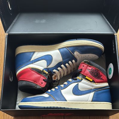 Union × Nike Air Jordan 1 Retro High OG NRG "Storm Blue/Varsity Red"