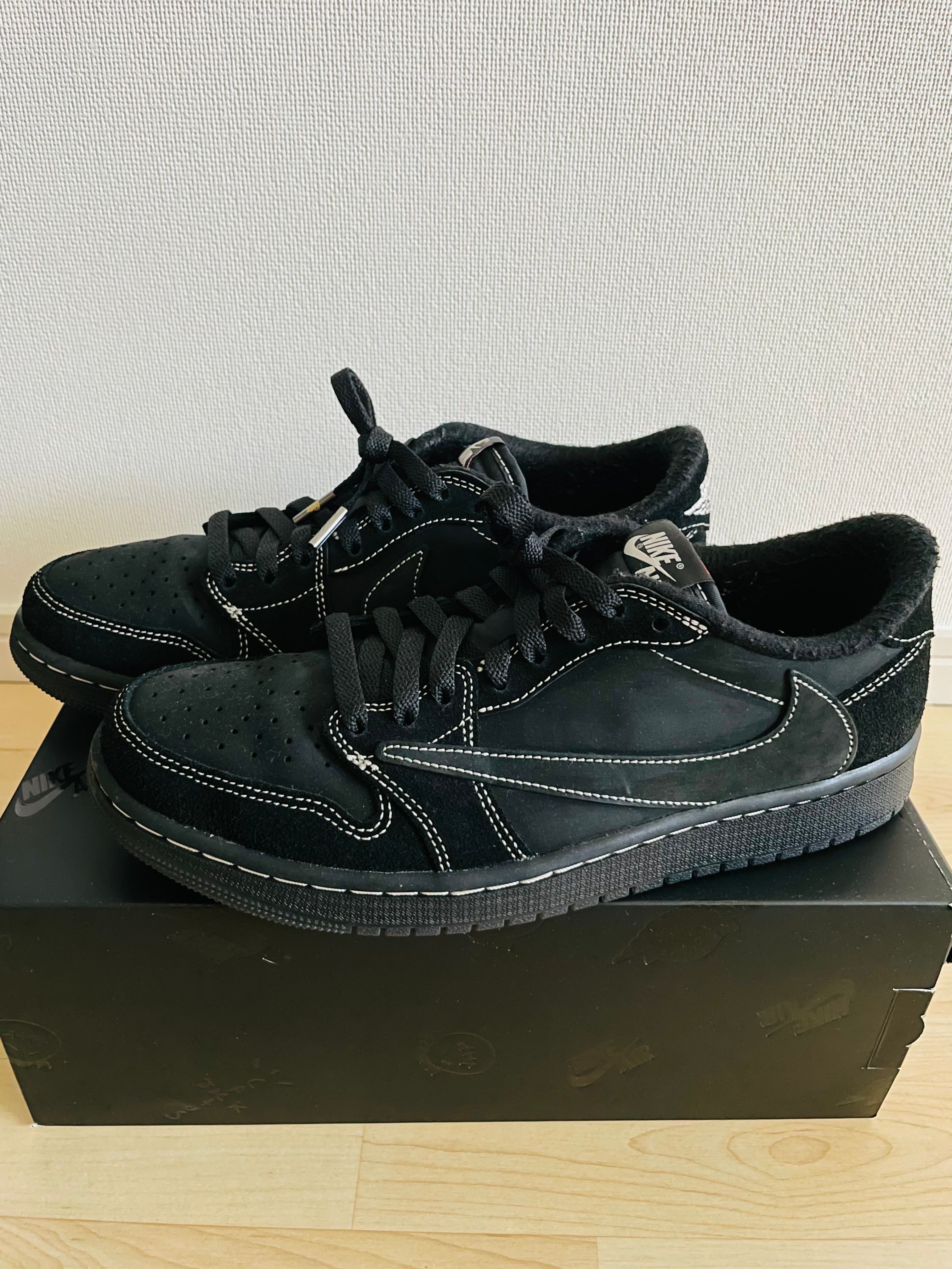 Travis Scott × Nike Air Jordan 1 Low OG SP "Black Phantom"