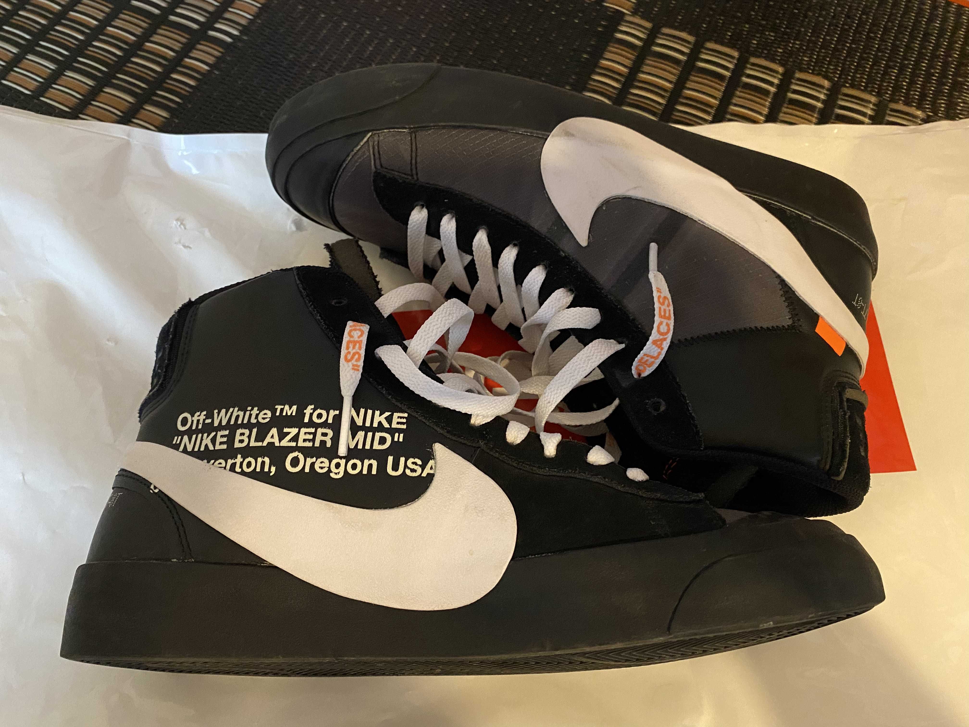 Off-White × Nike Blazer Studio Mid "Grim Reaper"