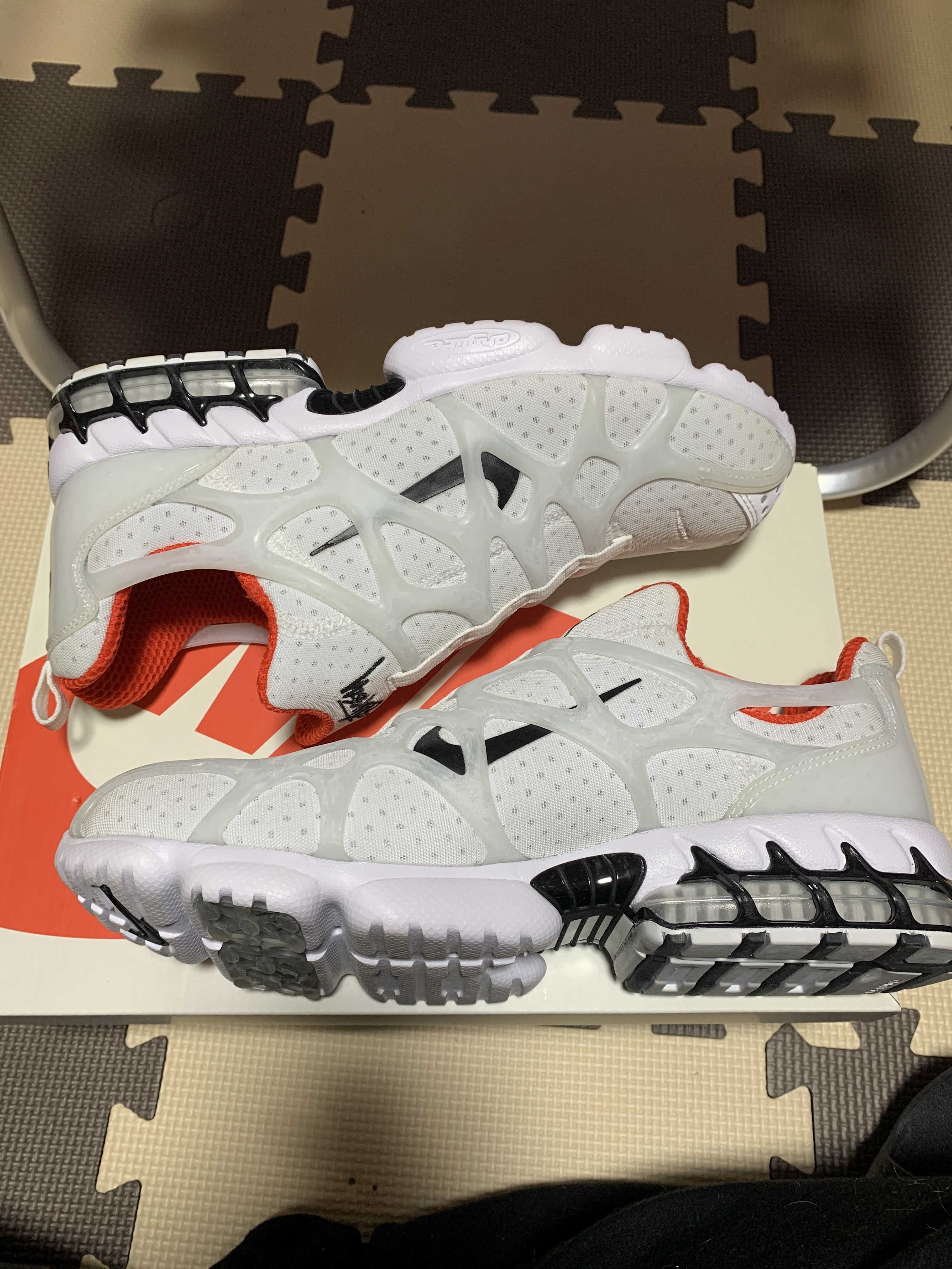 Stussy × Nike Air Zoom Kukini "White/Red"