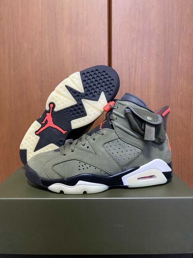 Travis Scott × Nike Air Jordan 6 Retro "Medium Olive"