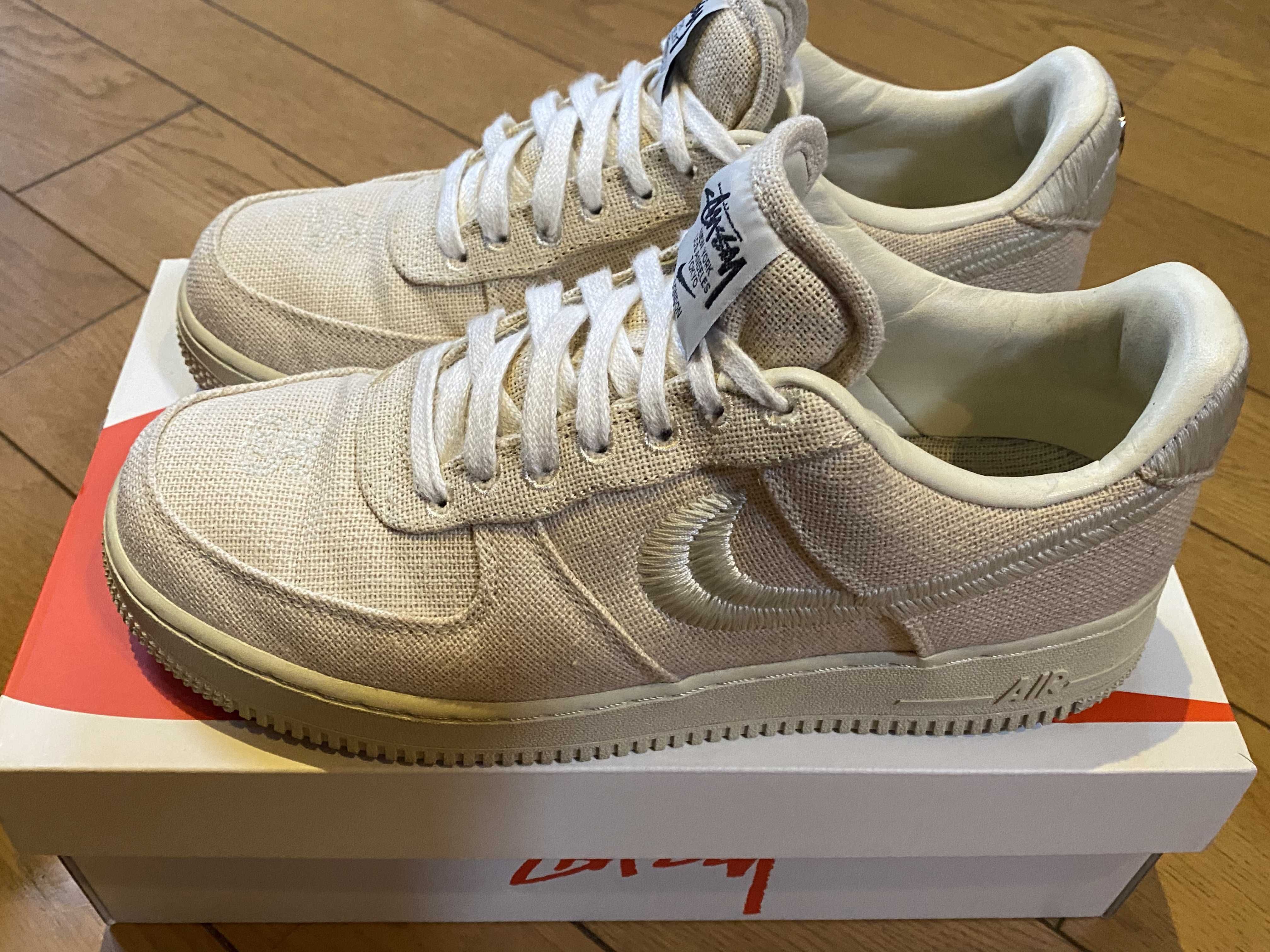 Stussy × Nike Air Force 1 Low "Fossil Stone"