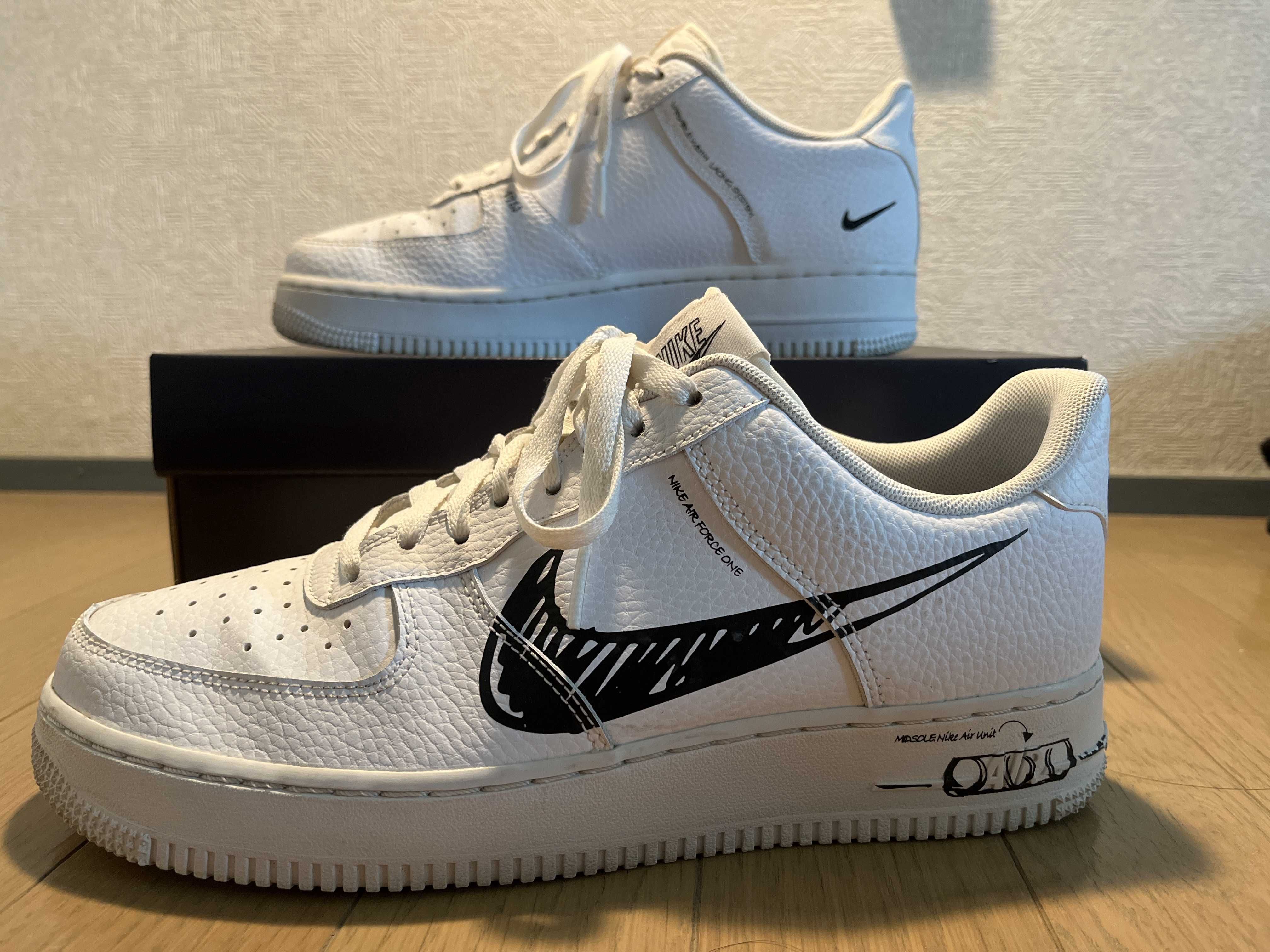 Nike Air Force 1 Low LV8 Utility "Black Sketch"