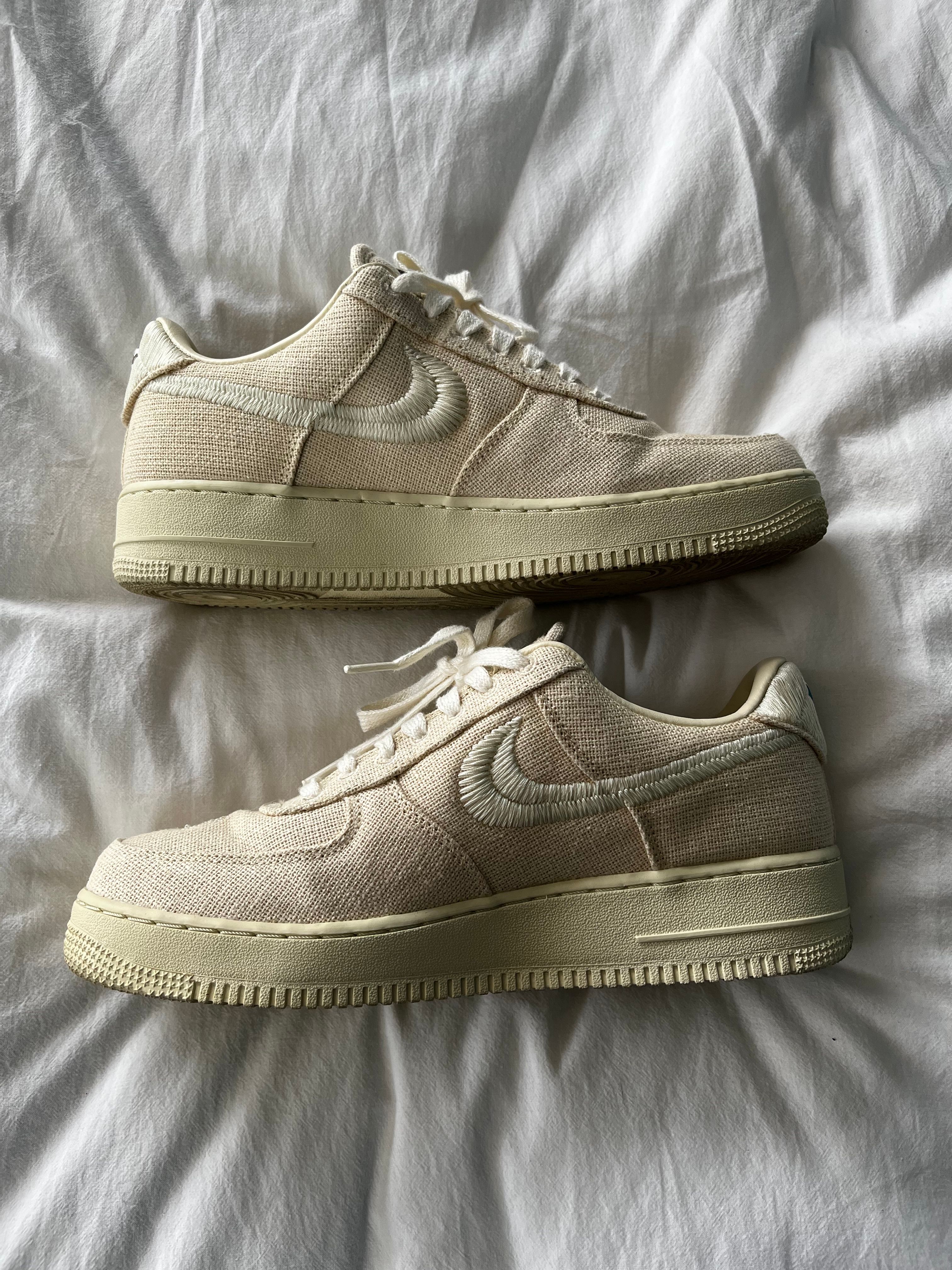 Stussy × Nike Air Force 1 Low "Fossil Stone"