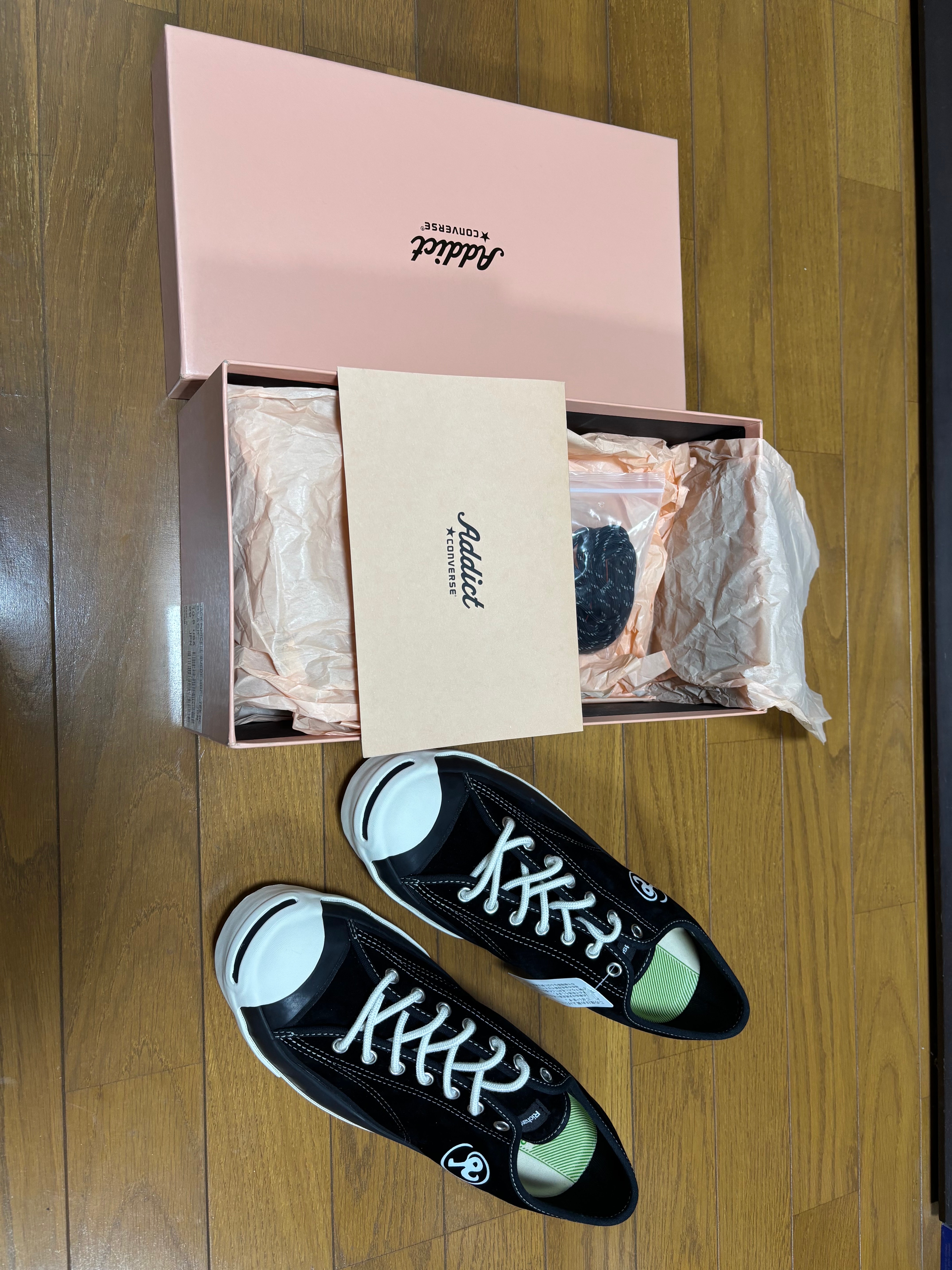 Richardson × Converse Addict Jack Purcell Suede GORE-TEX RC "Black"