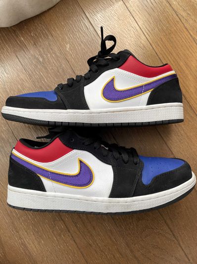NIKE AIR JORDAN 1 LOW "LAKERS TOP 3"
