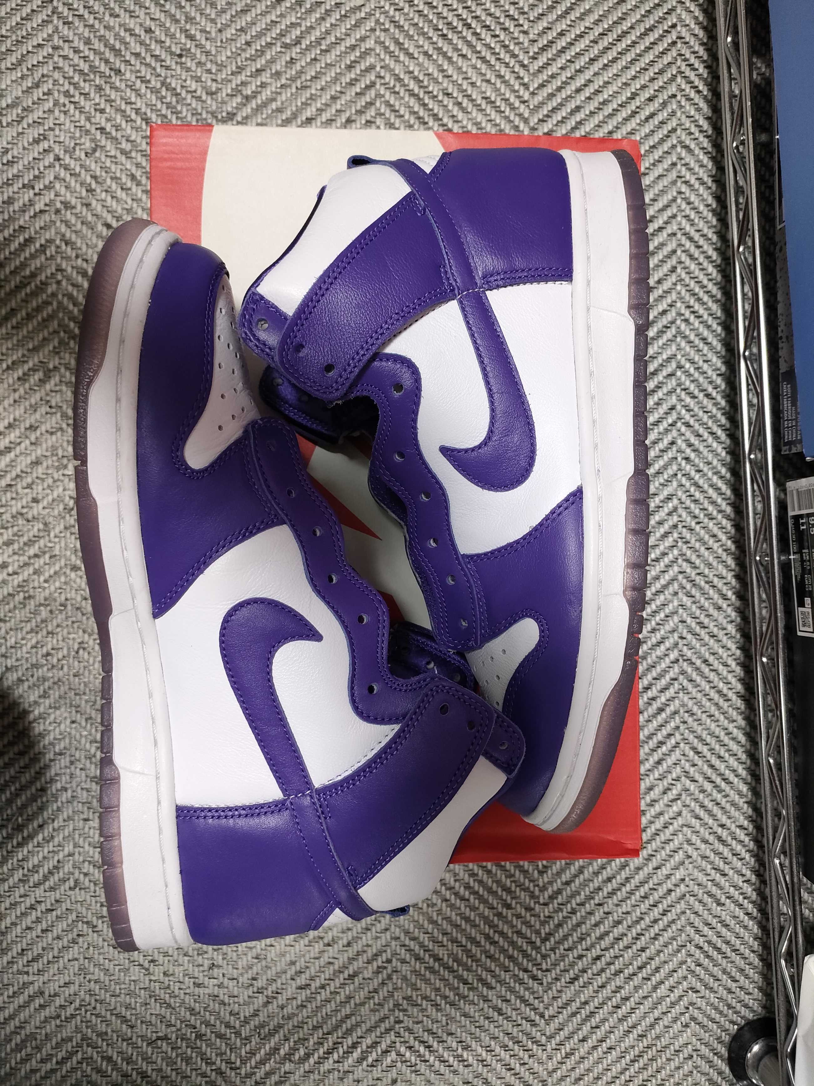 NIKE DUNK HIGH Women's "VARSITY PURPLE"