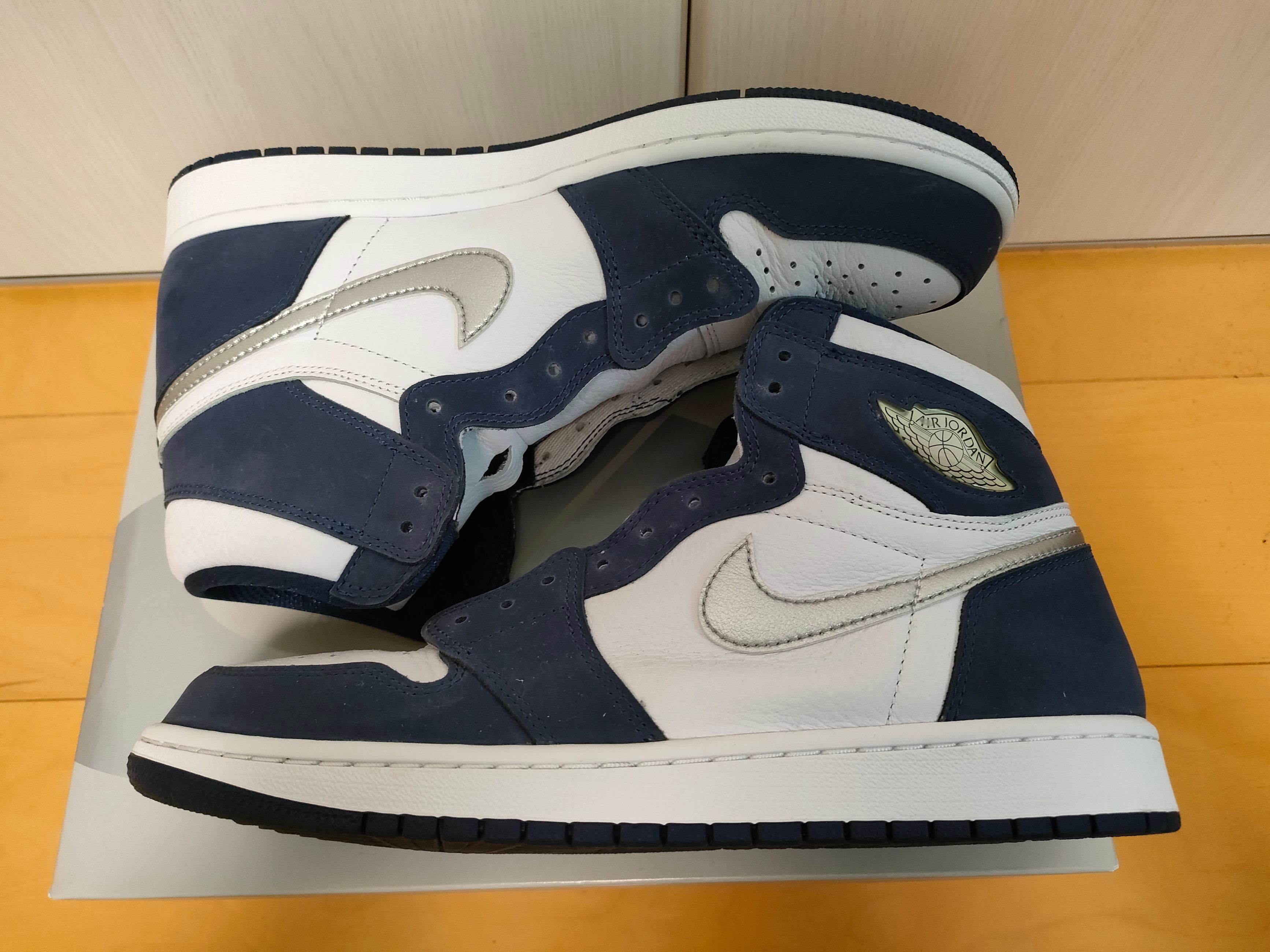 Nike Air Jordan 1 High OG CO.JP "White/Midnight Navy" (2020)(ブリーフケースなし)